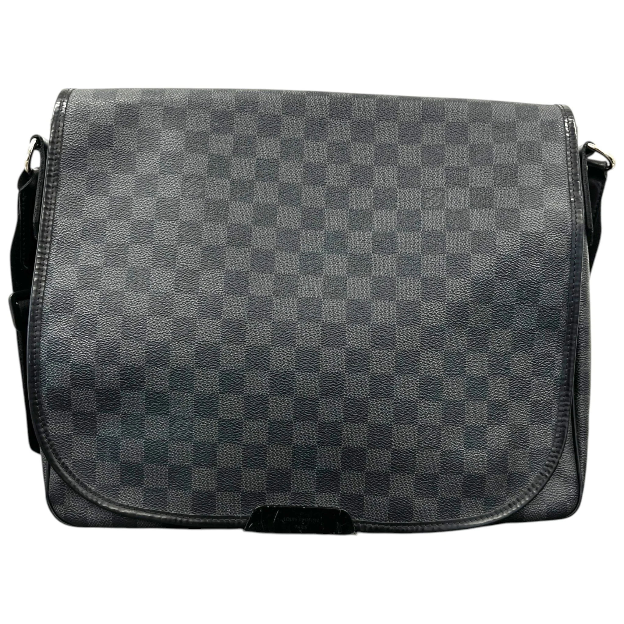 Men's Damier Graphite Daniel Mm Messenger Bag Black - Image 3
