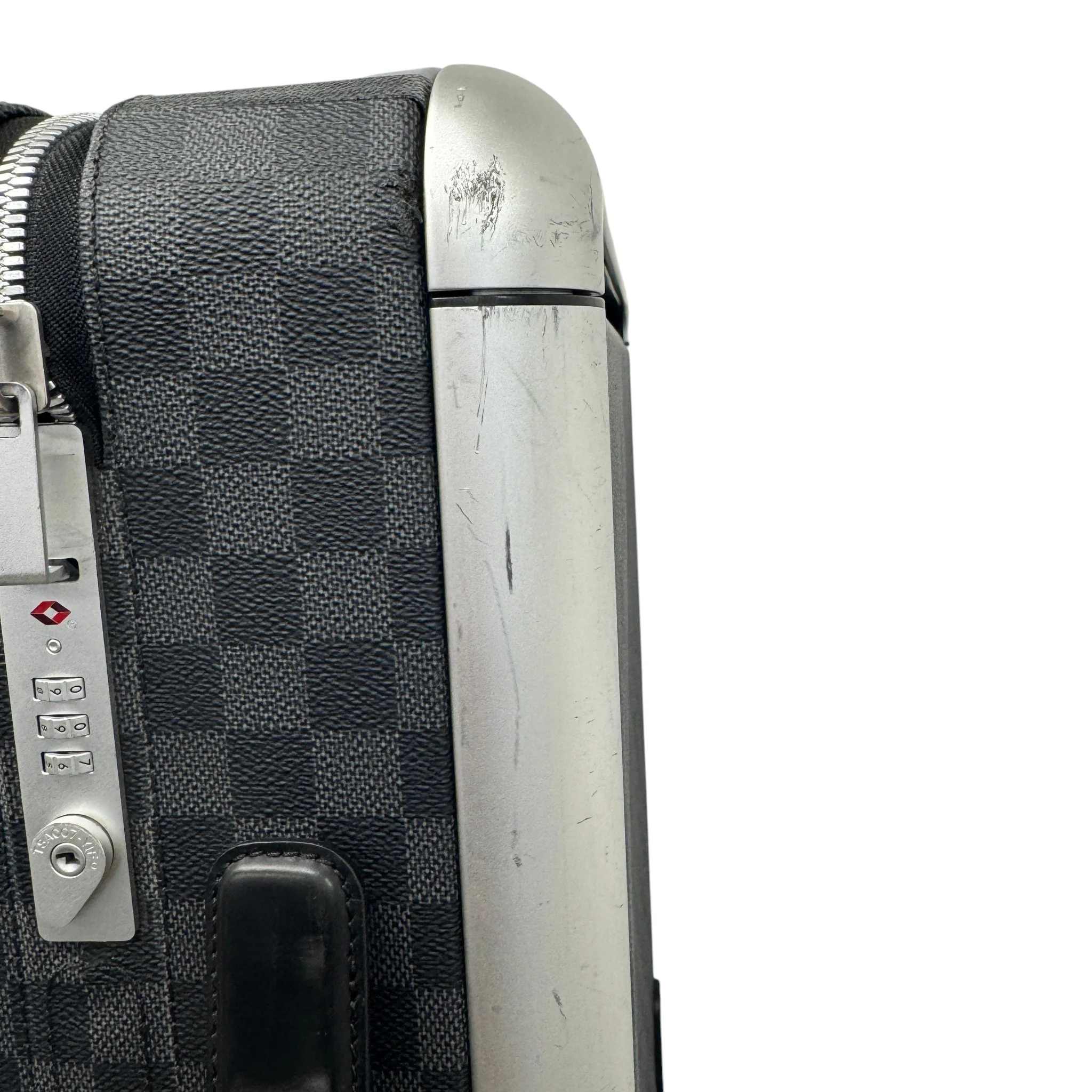 Men's Damier Graphite Horizon 55 Suitcase Black - Image 8