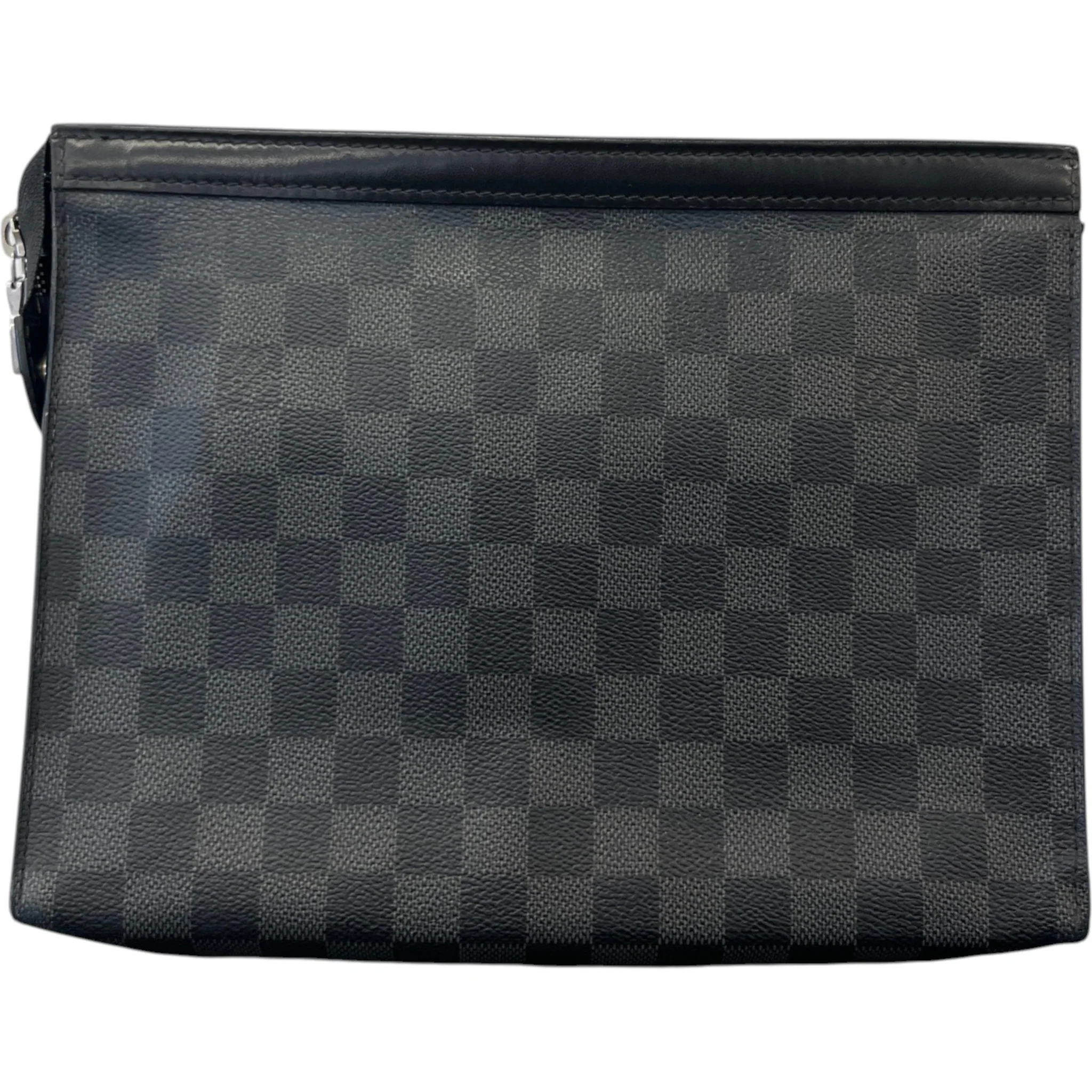 Men's Damier Graphite Pochette Voyage Mm Pouch Black