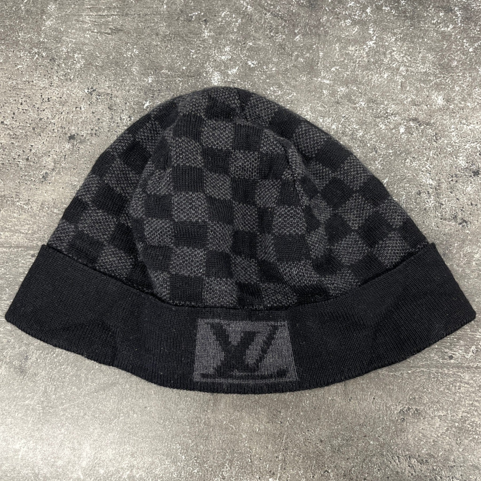 Men's Damier Hat Black - Image 8