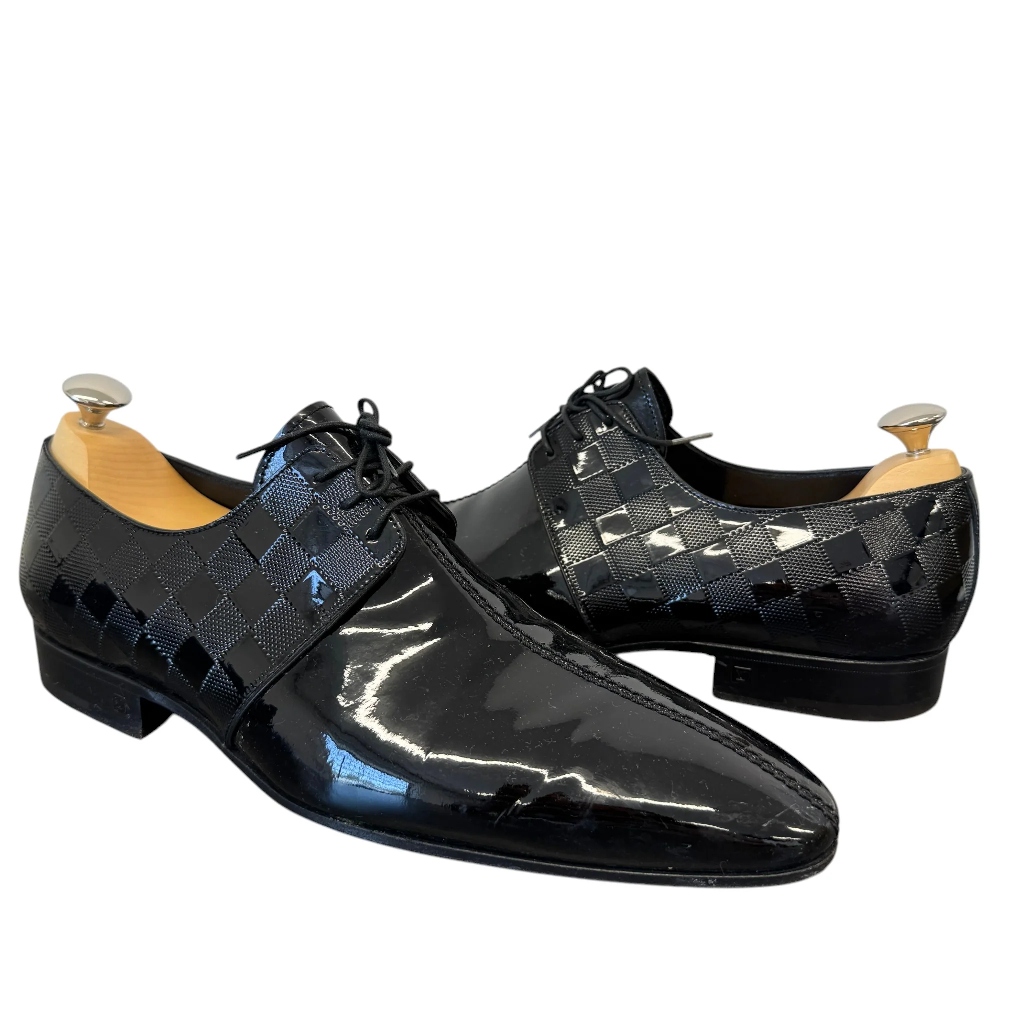 Men's Damier Loafers Black Size EU 43.5 / UK 9.5 - Image 3