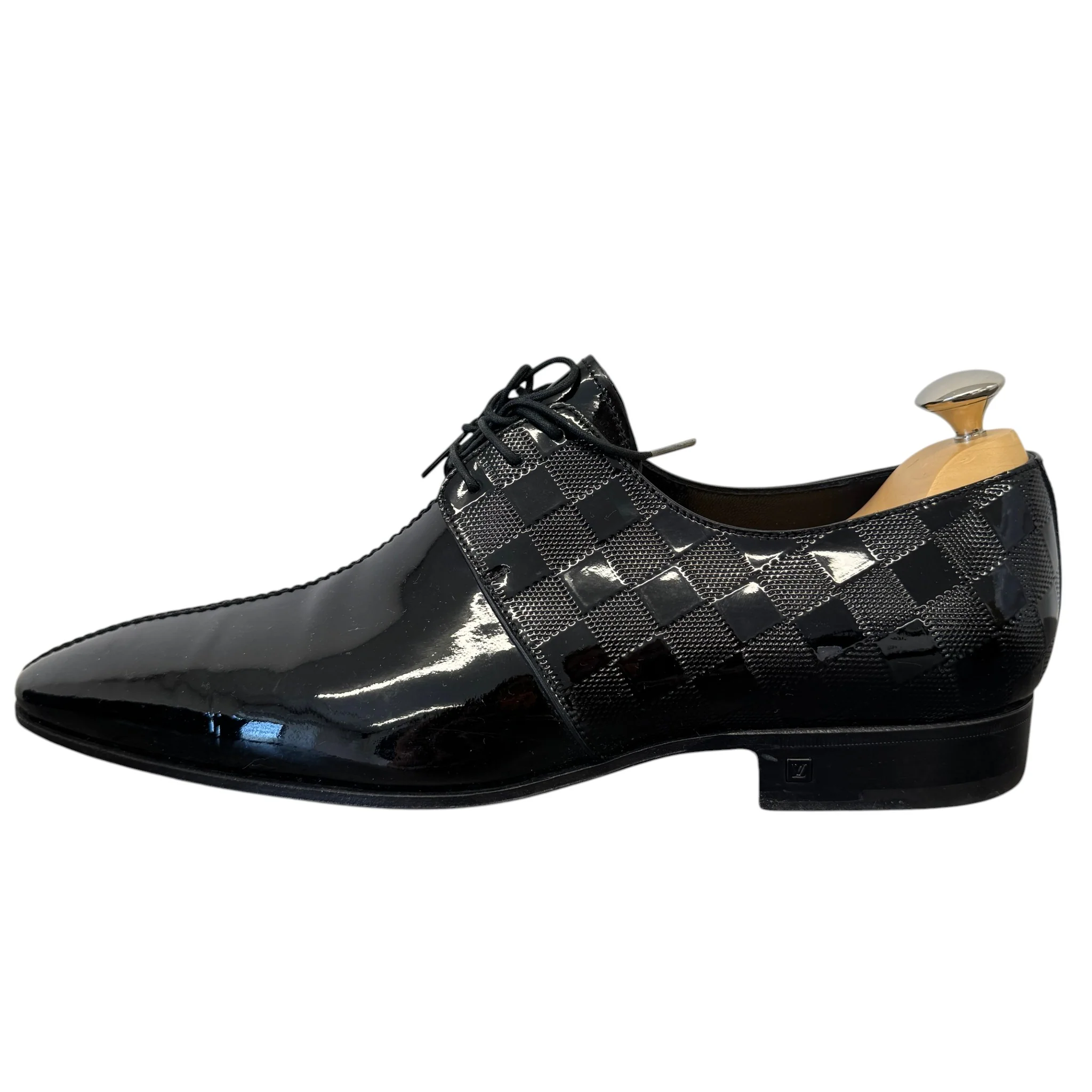 Men's Damier Loafers Black Size EU 43.5 / UK 9.5 - Image 4
