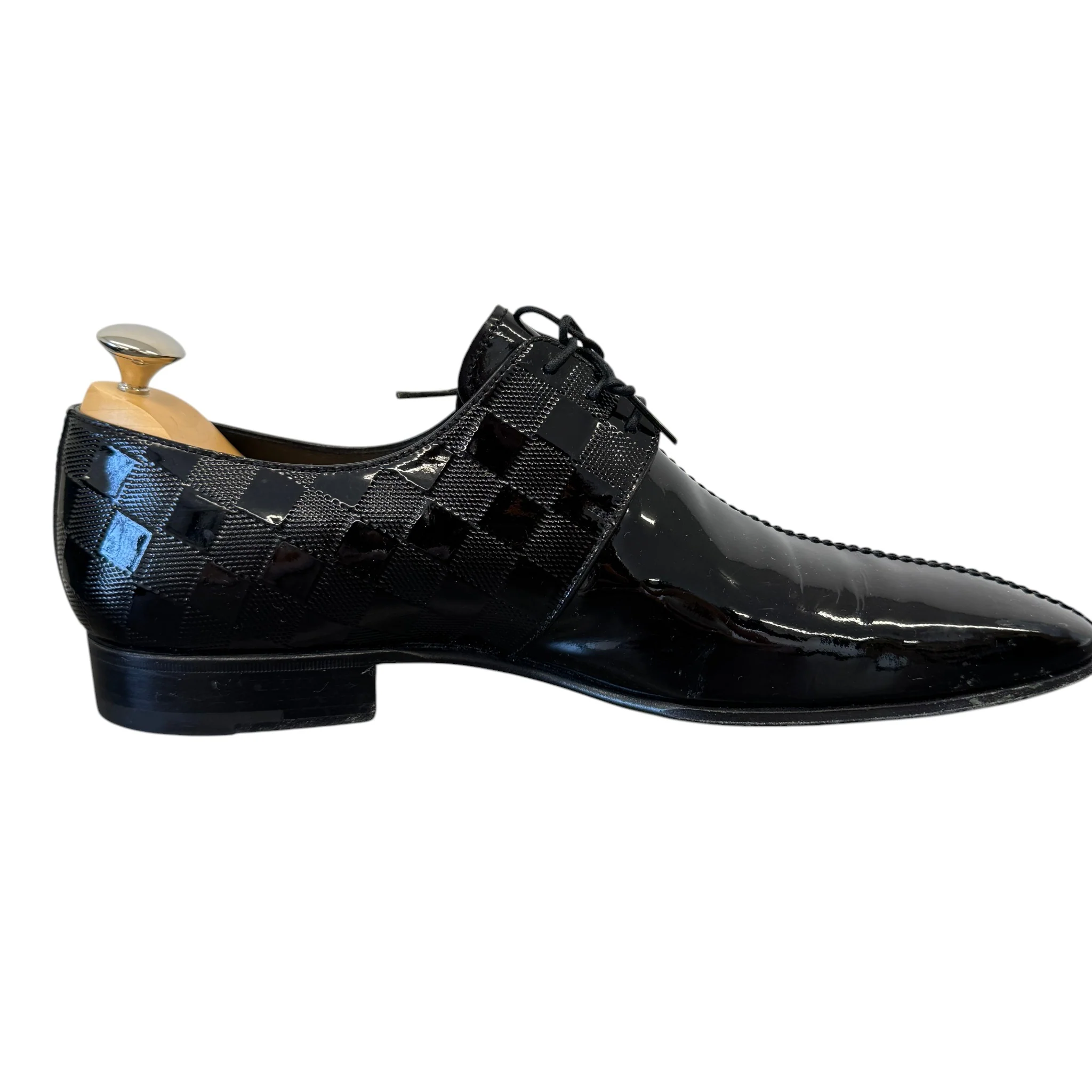 Men's Damier Loafers Black Size EU 43.5 / UK 9.5 - Image 5
