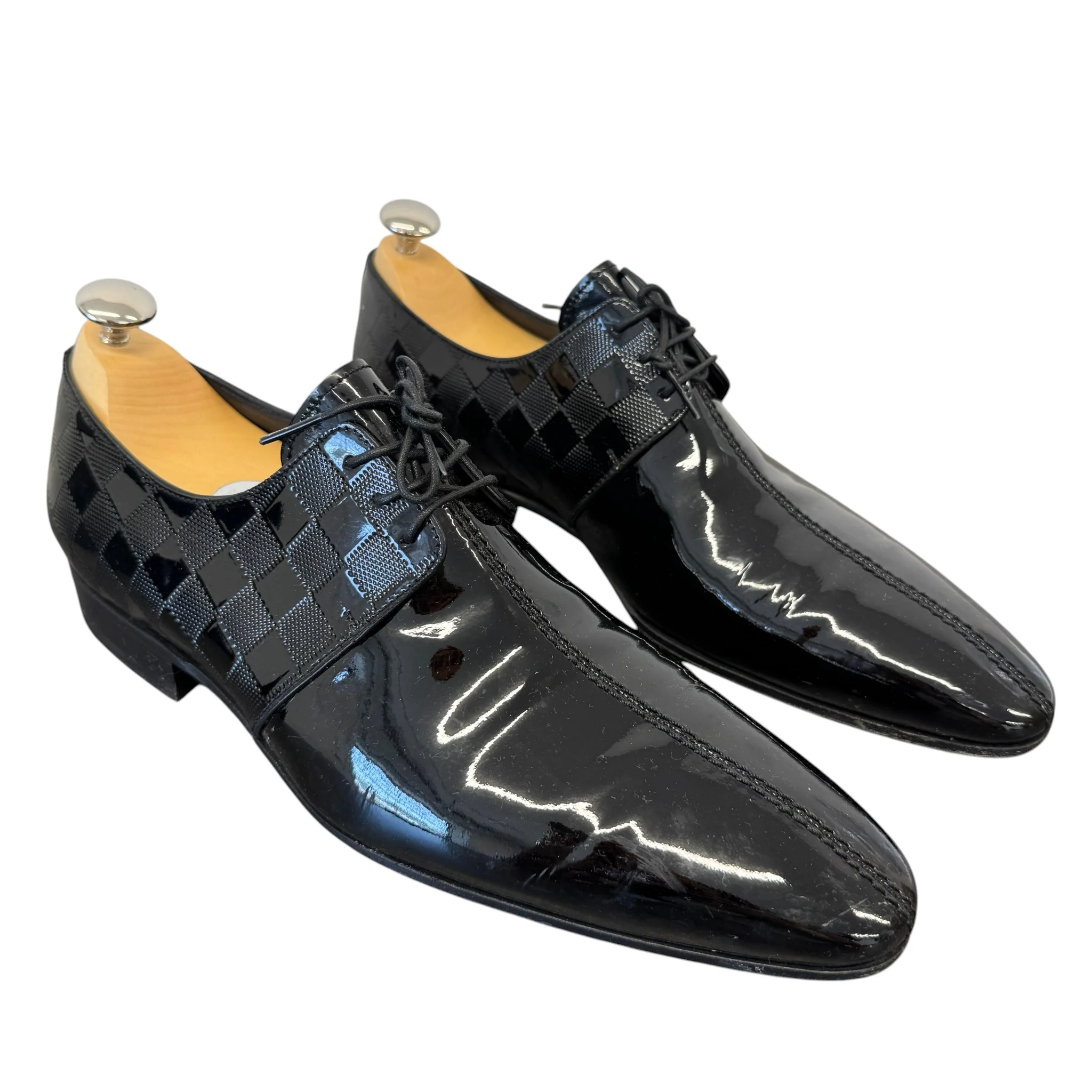 Men's Damier Loafers Black Size EU 43.5 / UK 9.5 - Image 6