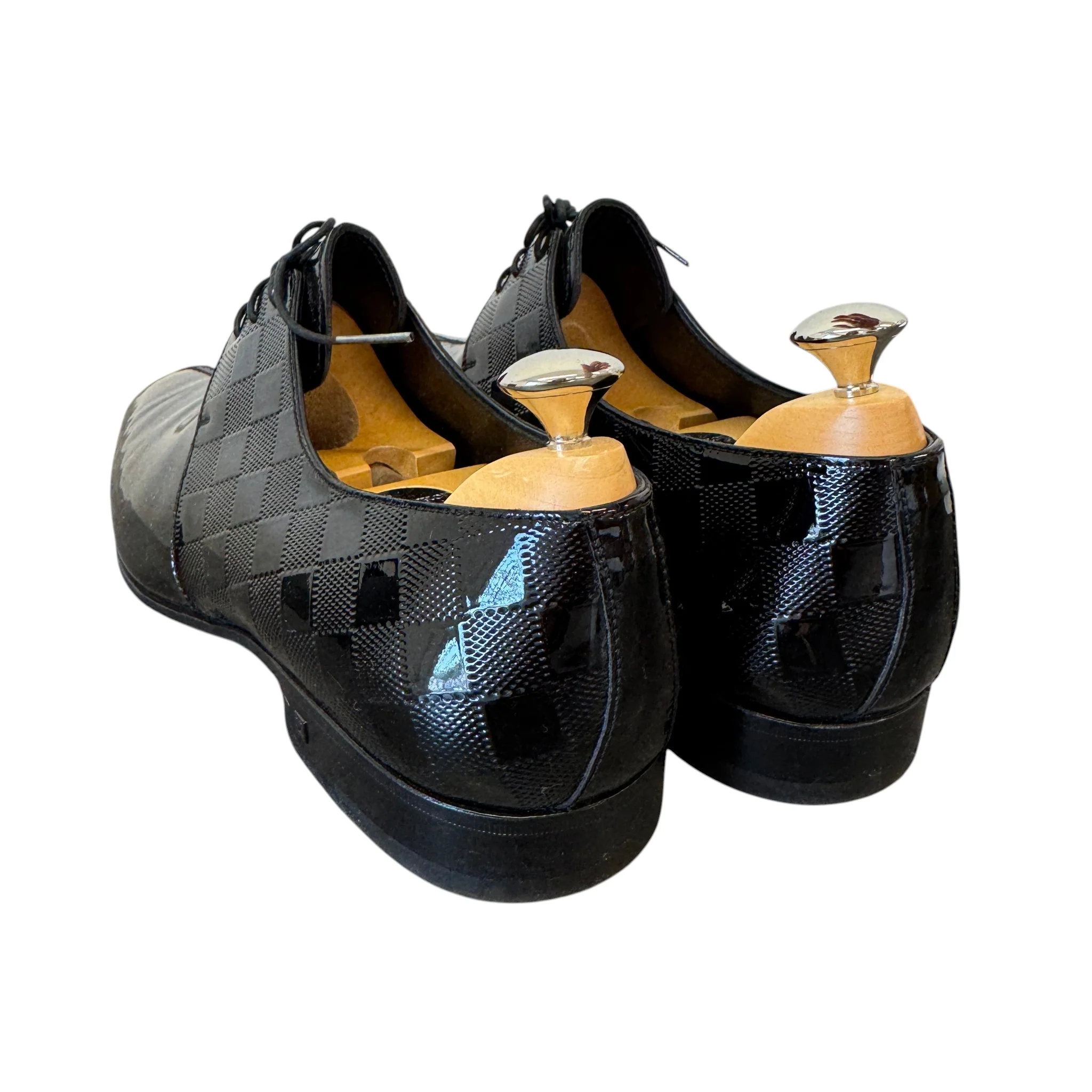 Men's Damier Loafers Black Size EU 43.5 / UK 9.5 - Image 9