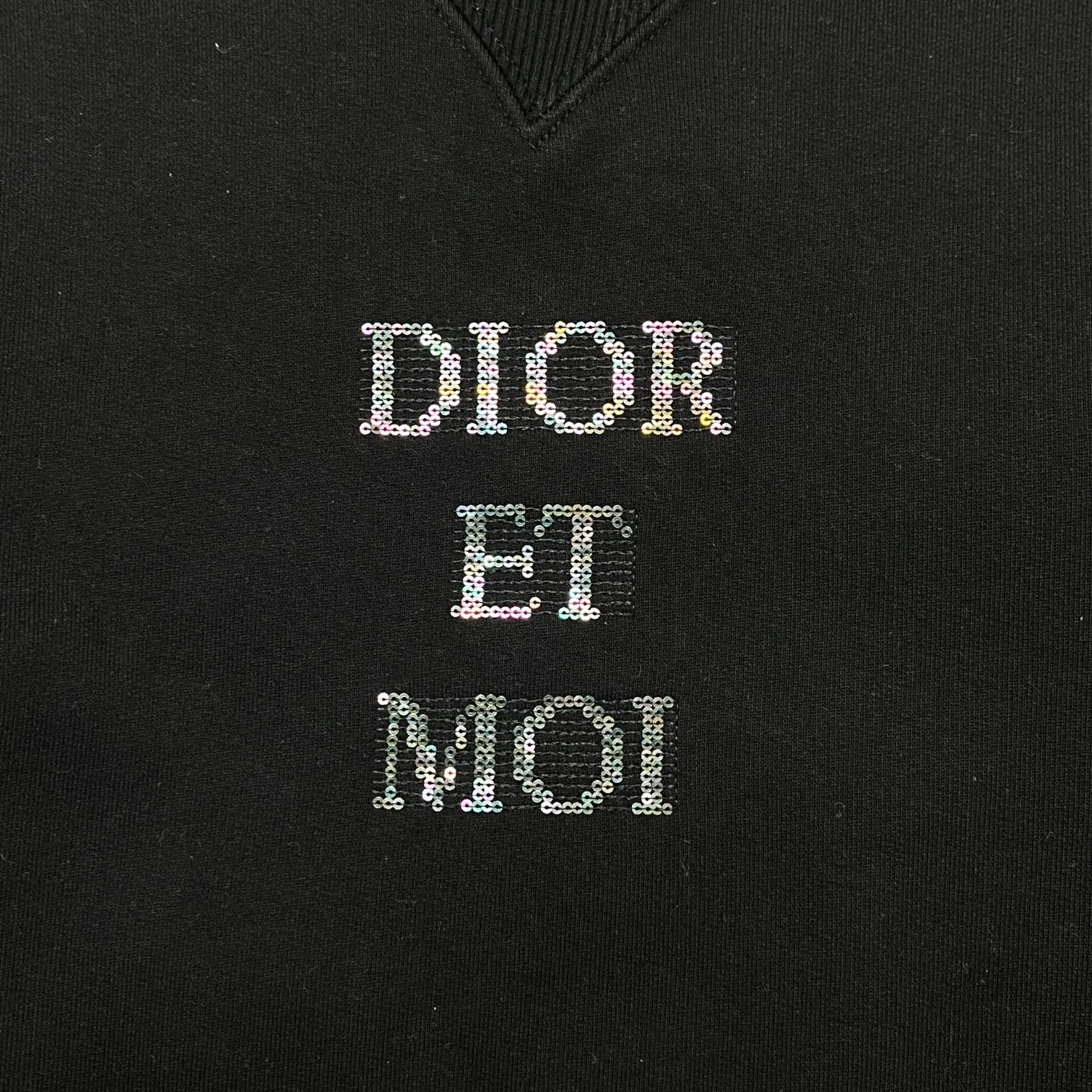 Men's Dior Et Moi Jumper Black Size XS - Image 5