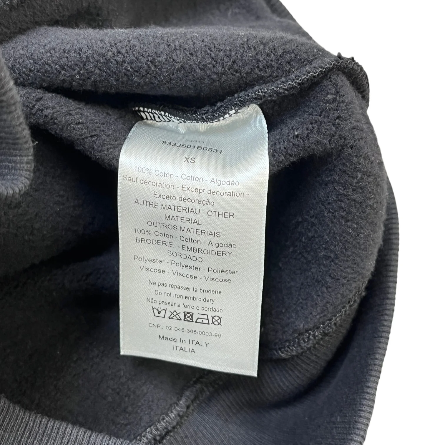 Men's Dior Et Moi Jumper Black Size XS - Image 7