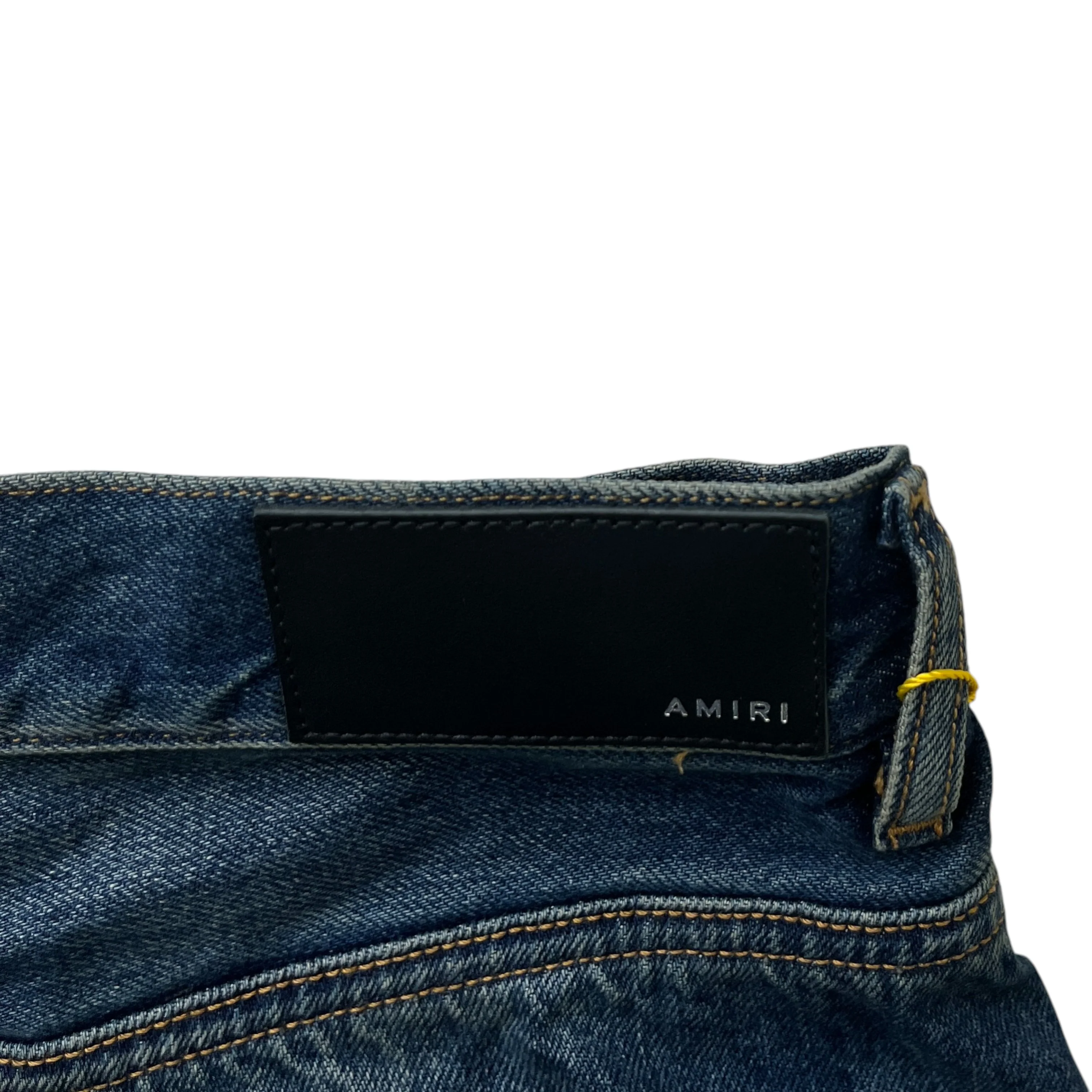 Men's Distressed Jeans Blue Size Waist 36" - Image 7