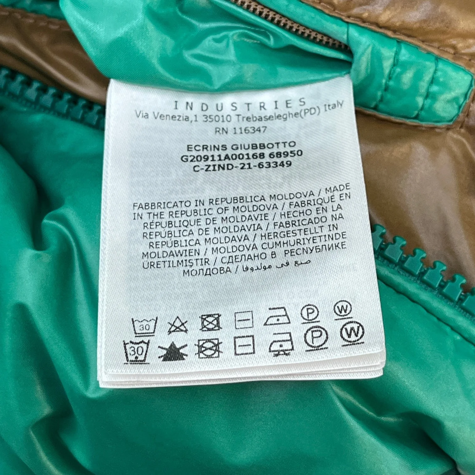 Men's Ecrins Down Jacket Green Size 3 / L - Image 9