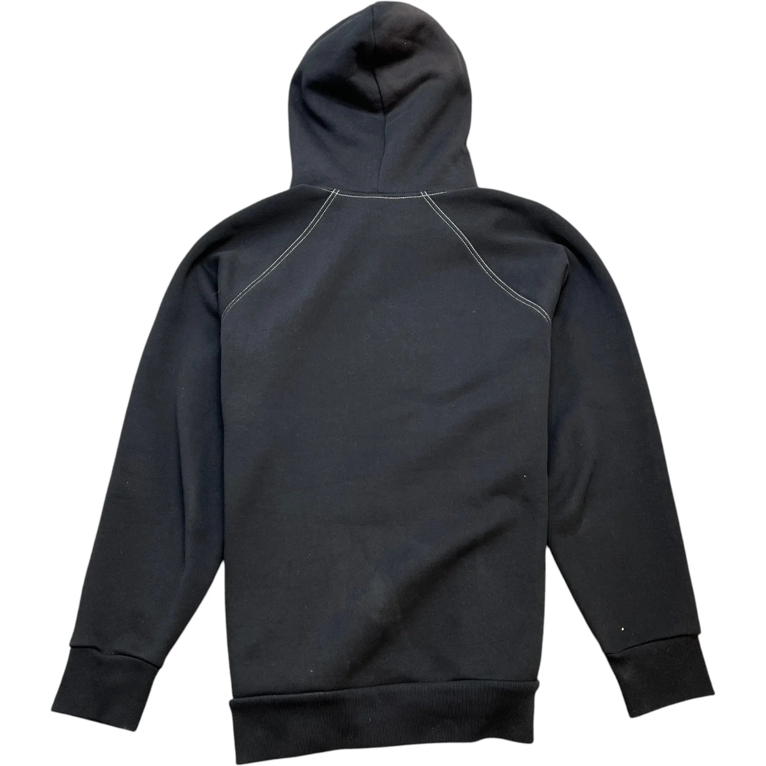 Men's Embroidered Logo Hoodie Black Size XL - Image 2