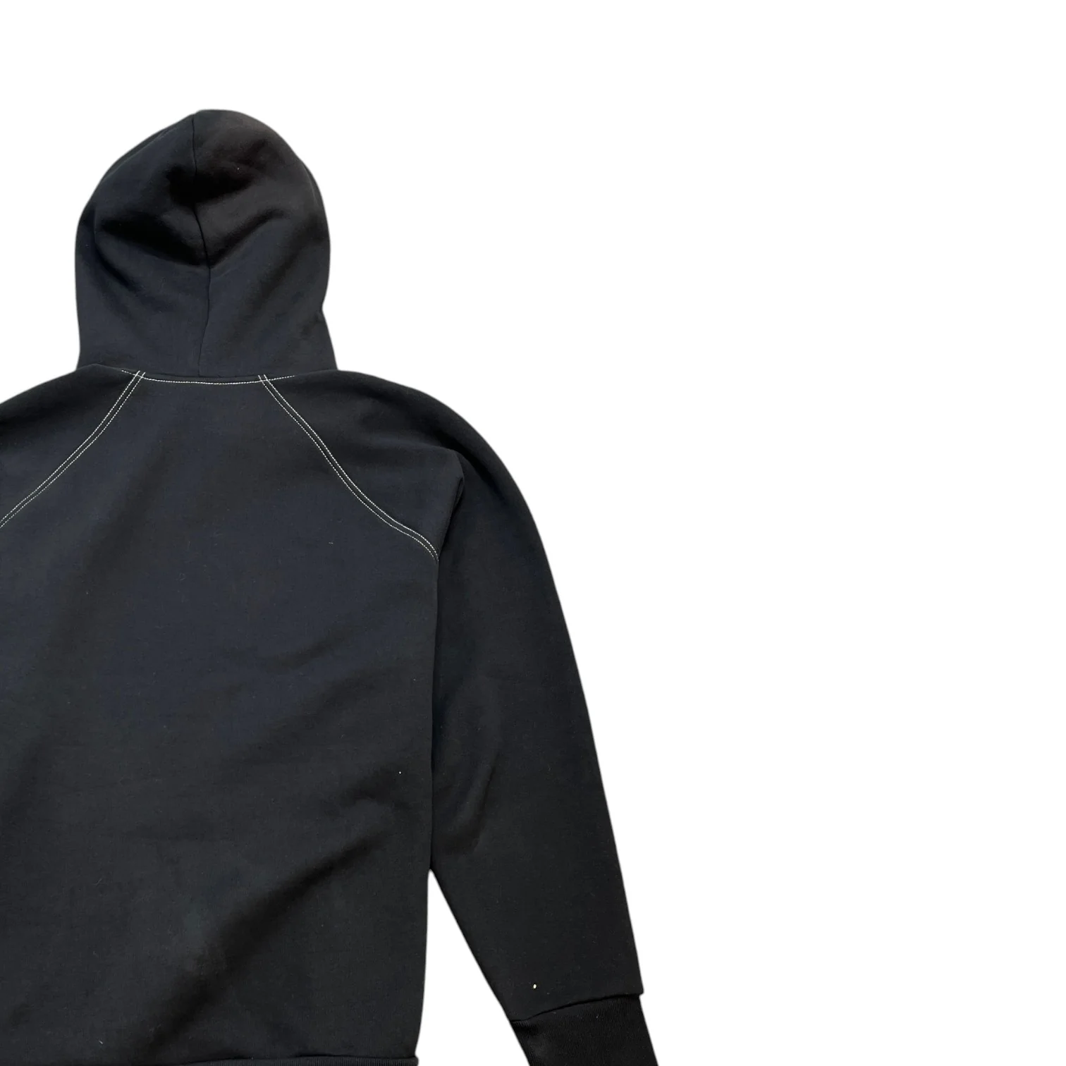 Men's Embroidered Logo Hoodie Black Size XL - Image 4