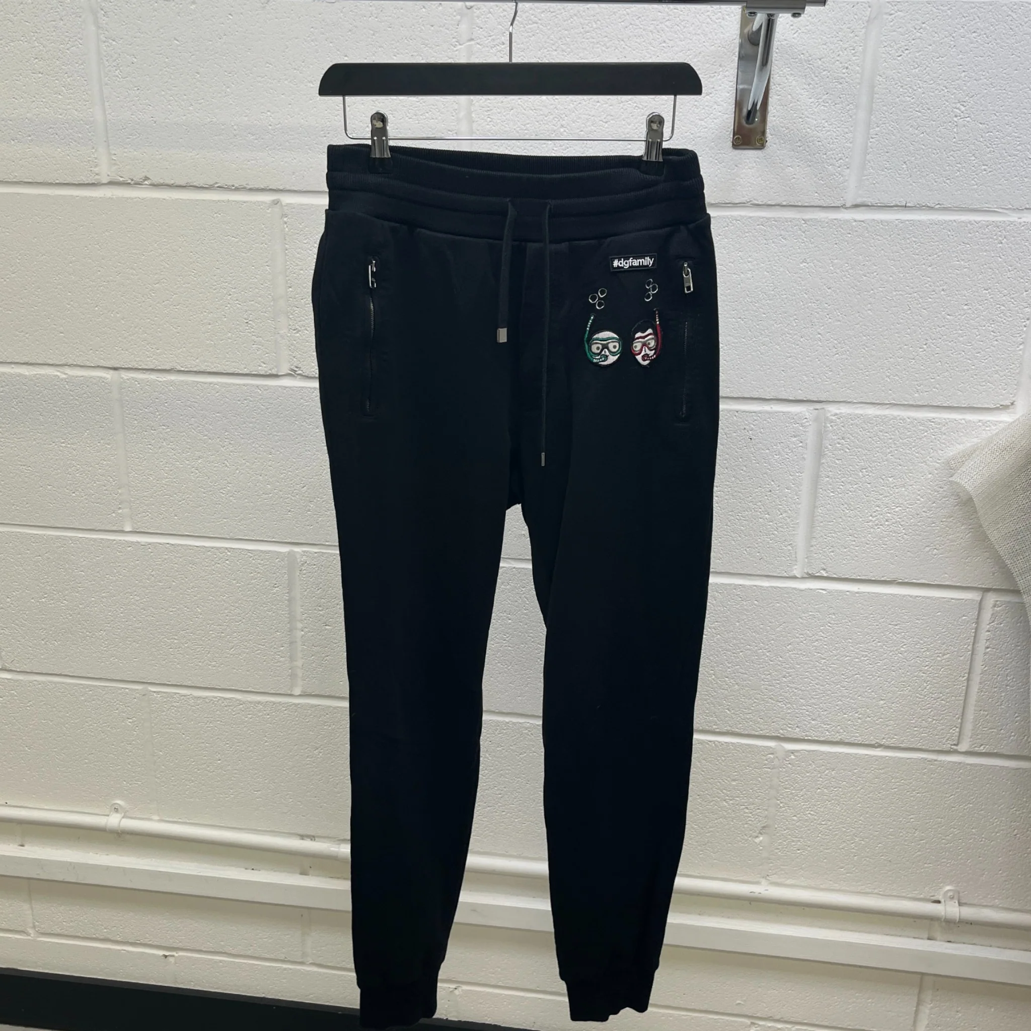 Men's Embroidered Logo Joggers Black Size IT 44 / UK 28 - Image 7