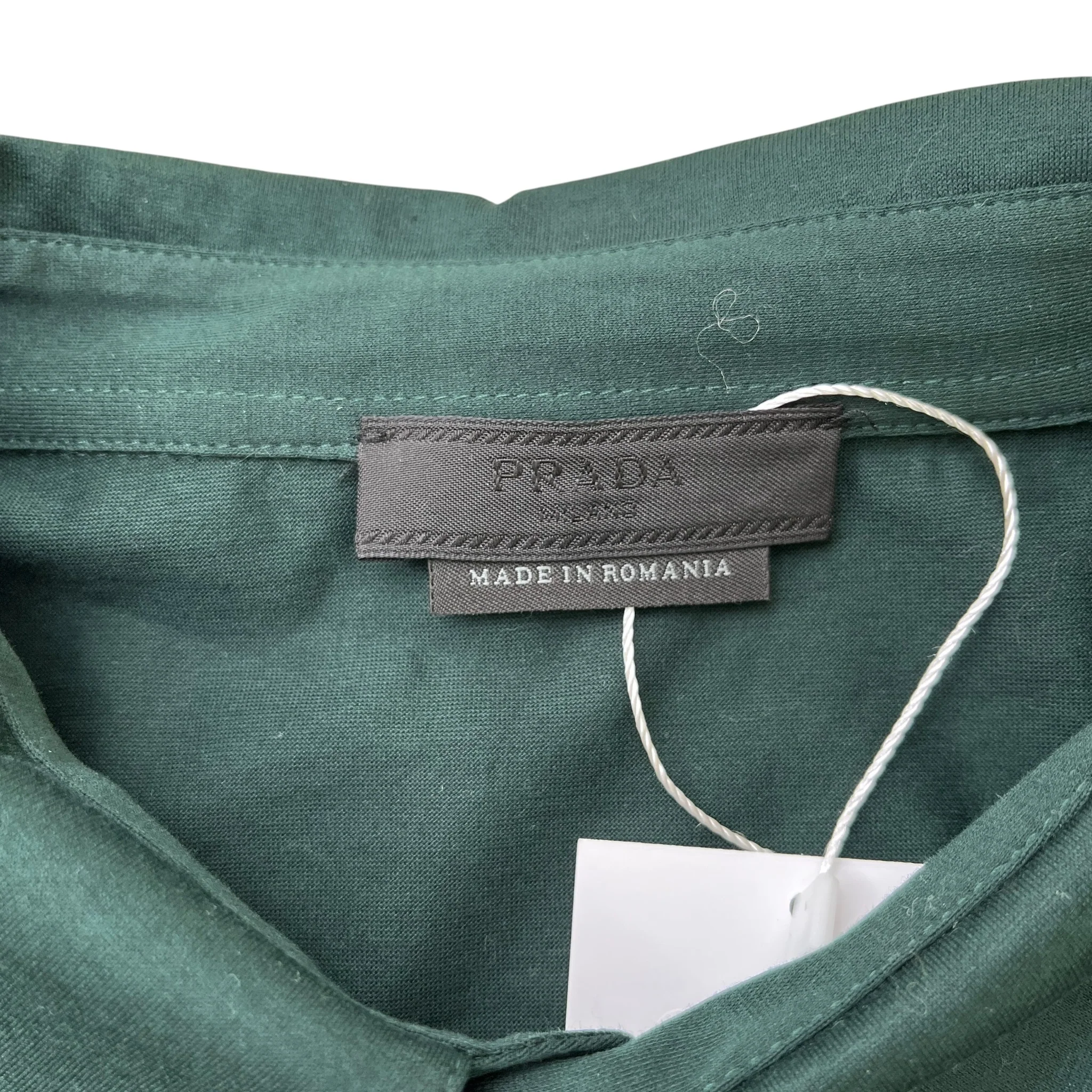 Men's Embroidered Logo Polo Shirt Green Size XXXL - Image 5