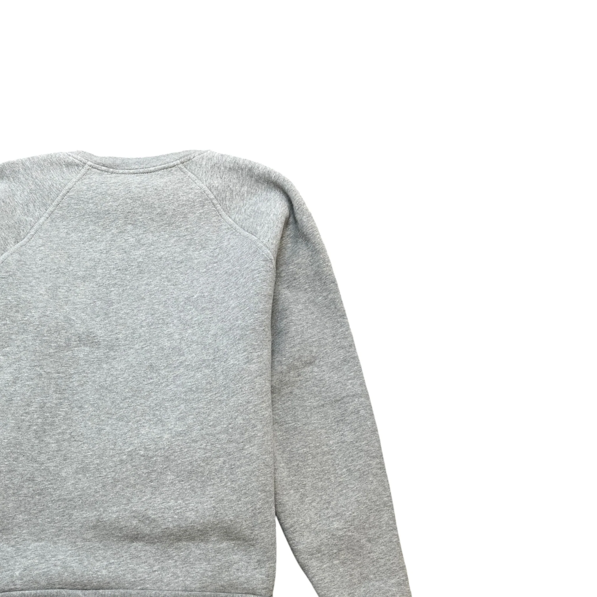 Men's Embroidered Logo Sweatshirt Grey Size L - Image 4
