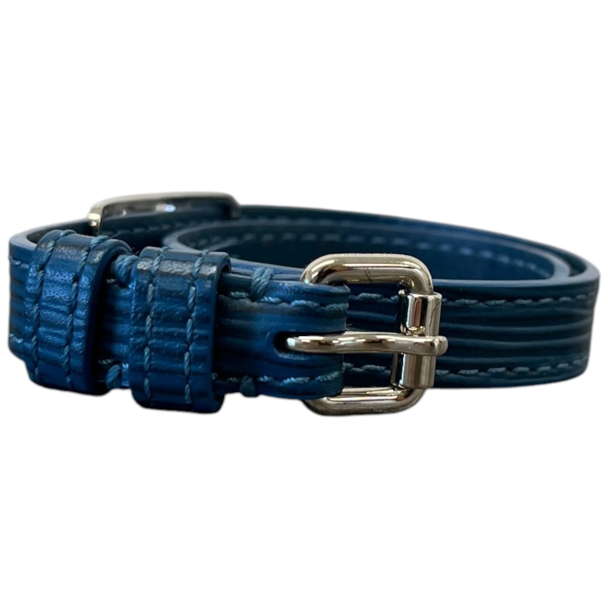 Men's Epi Wrap Bracelet Blue - Image 2