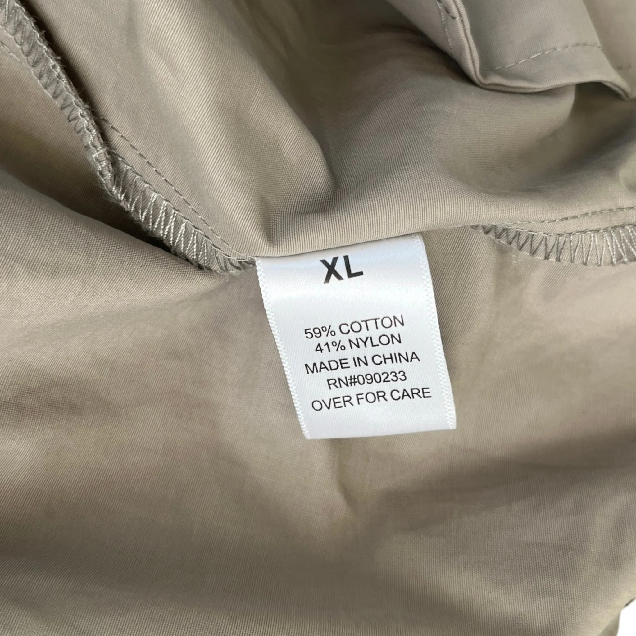 Men's Fear Of God Coaches Jacket Khaki Size XL - Image 6