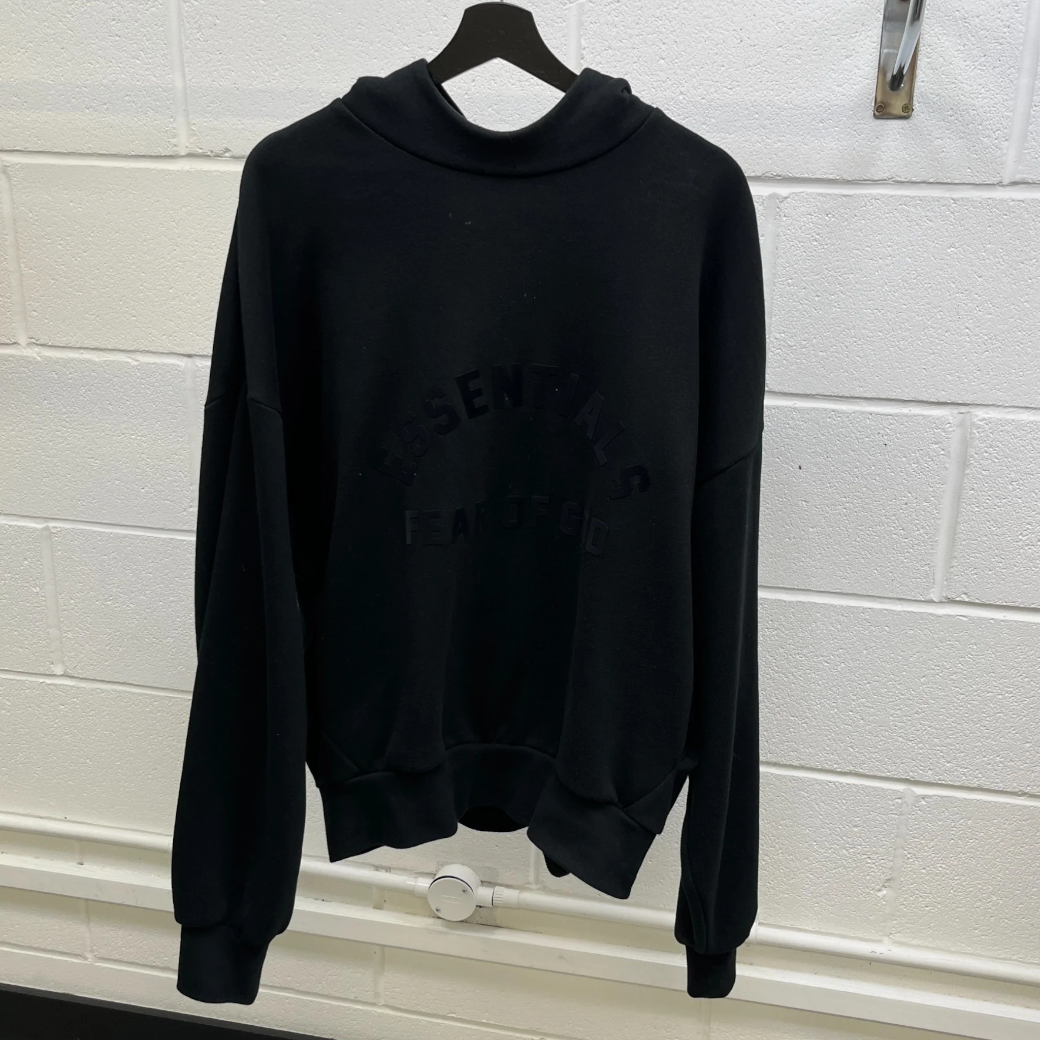 Men's Fear Of God Hoodie Black Size S - Image 7