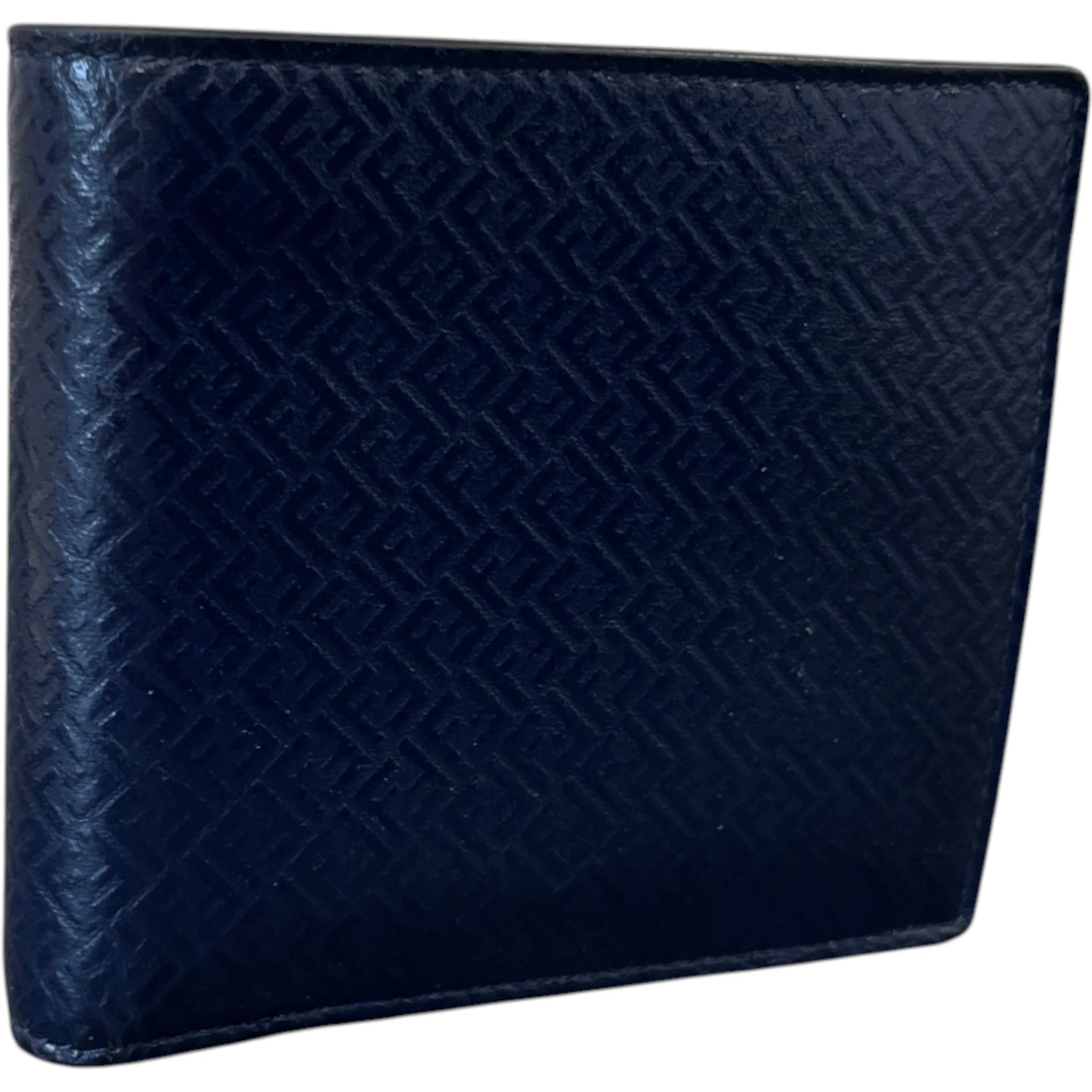 Men's Ff Embrossed Wallet Navy - Image 5