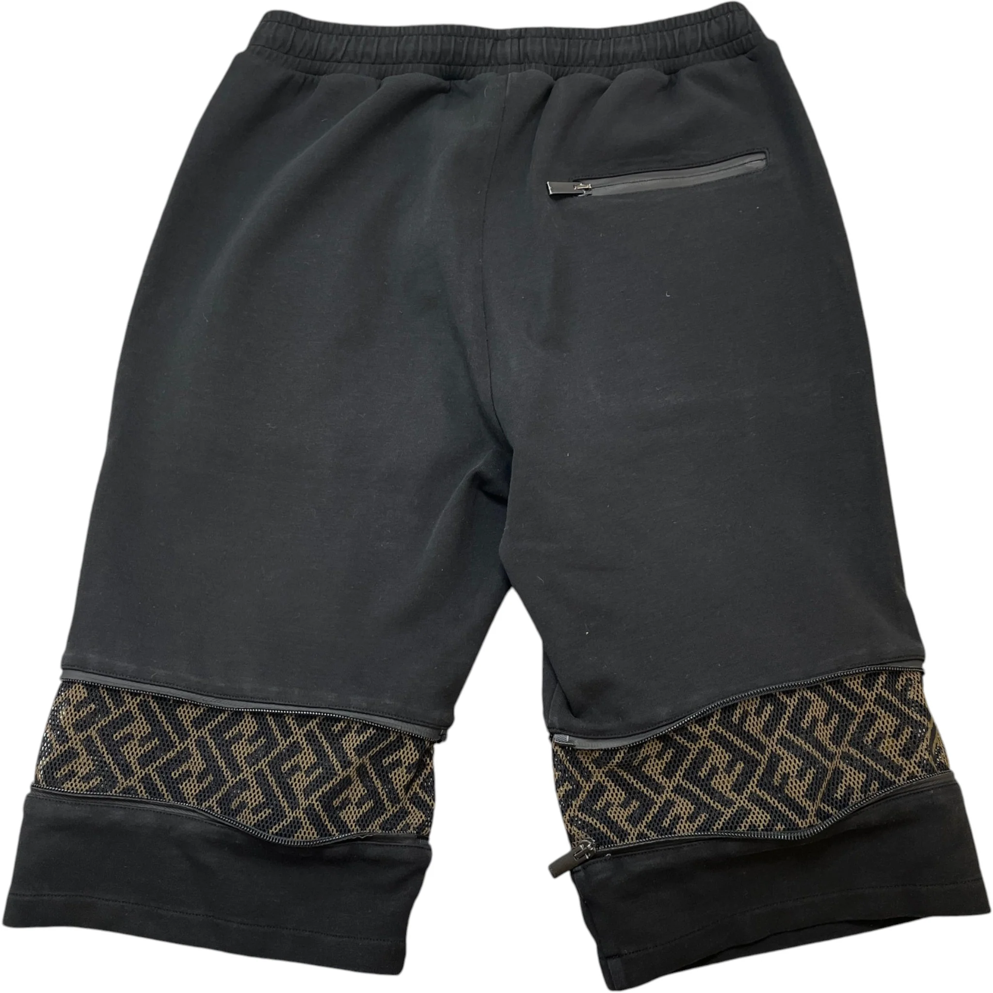 Men's Ff Zucca Casual Shorts Black Size IT 48 / UK 32 - Image 2