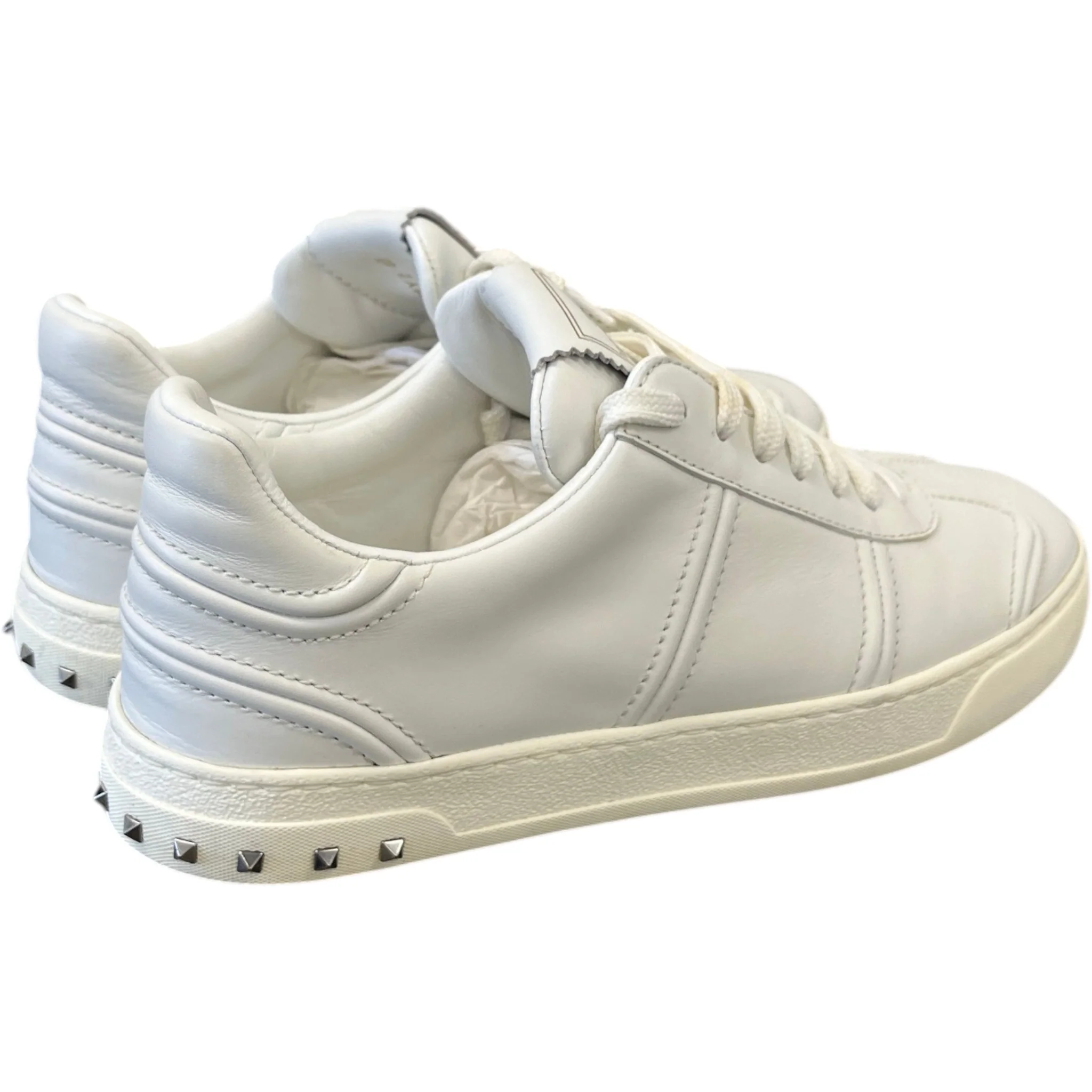 Men's Flycrew Low Trainers White Size EU 40 / UK 6 - Image 8