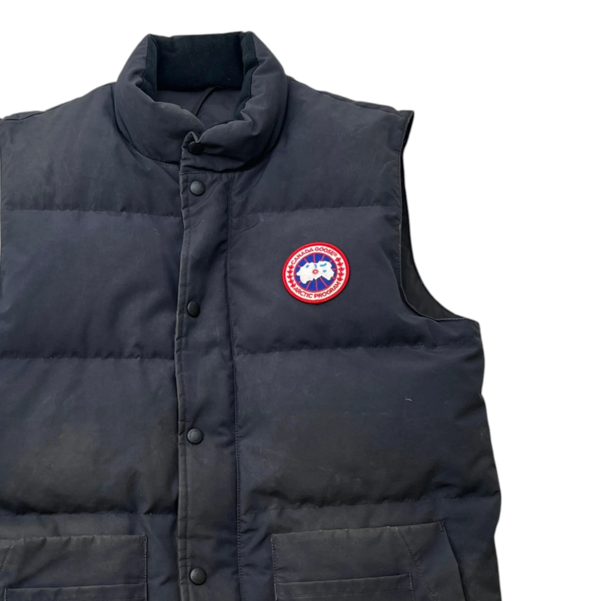 Men's Freestyle Crew Gilet Navy Size M - Image 3