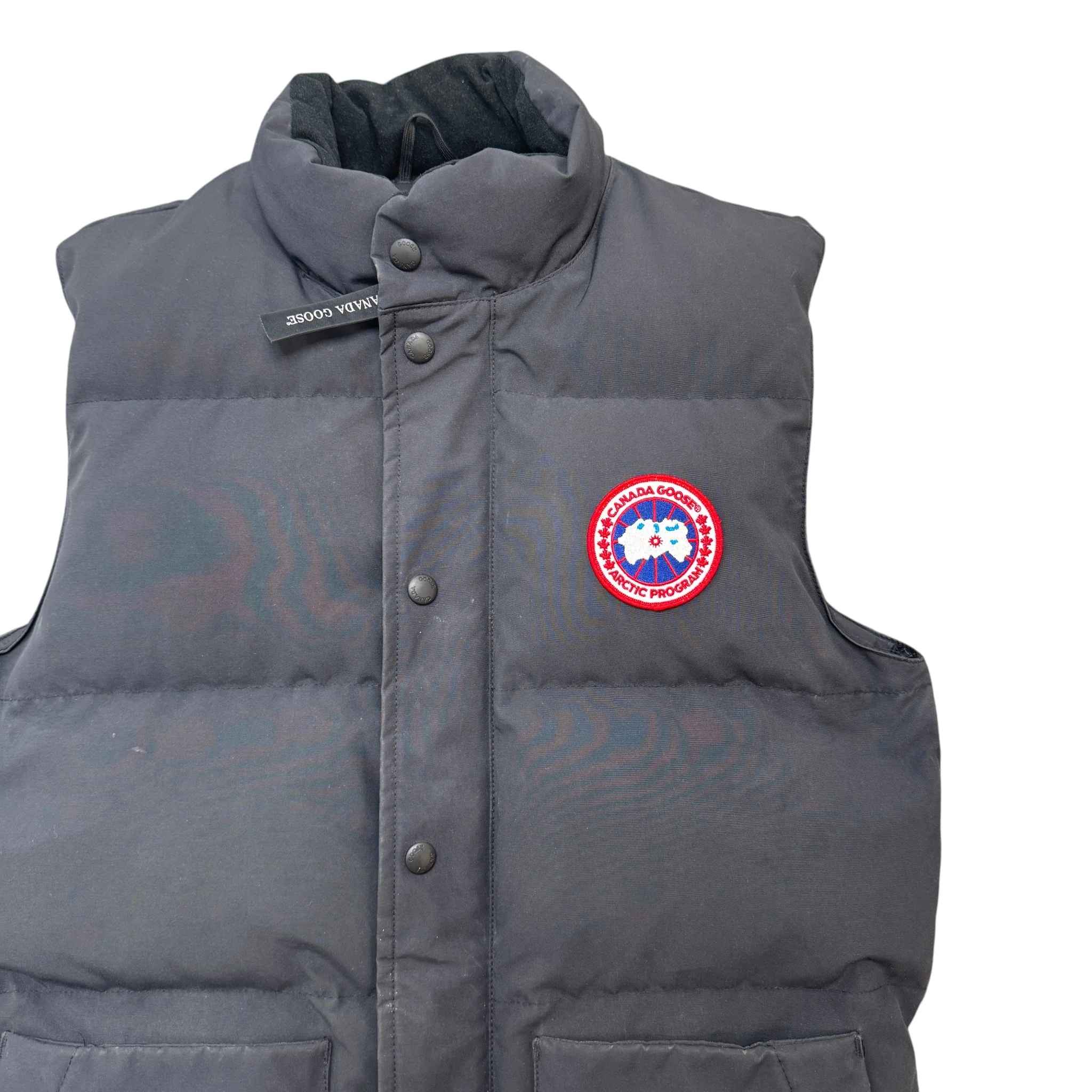 Men's Freestyle Crew Gilet Navy Size XS - Image 3