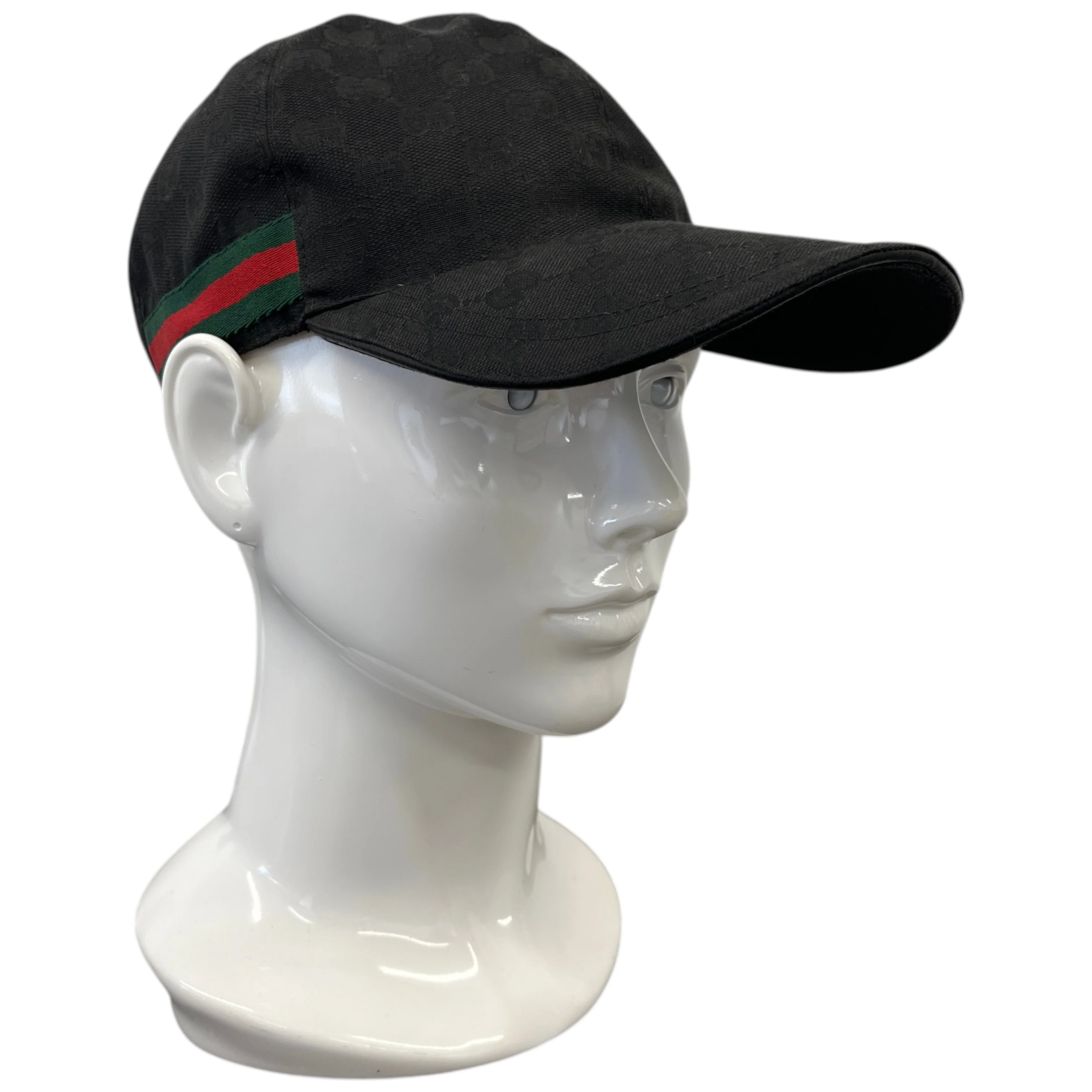 Men's Gg Canvas Hat Black Size S - Image 3