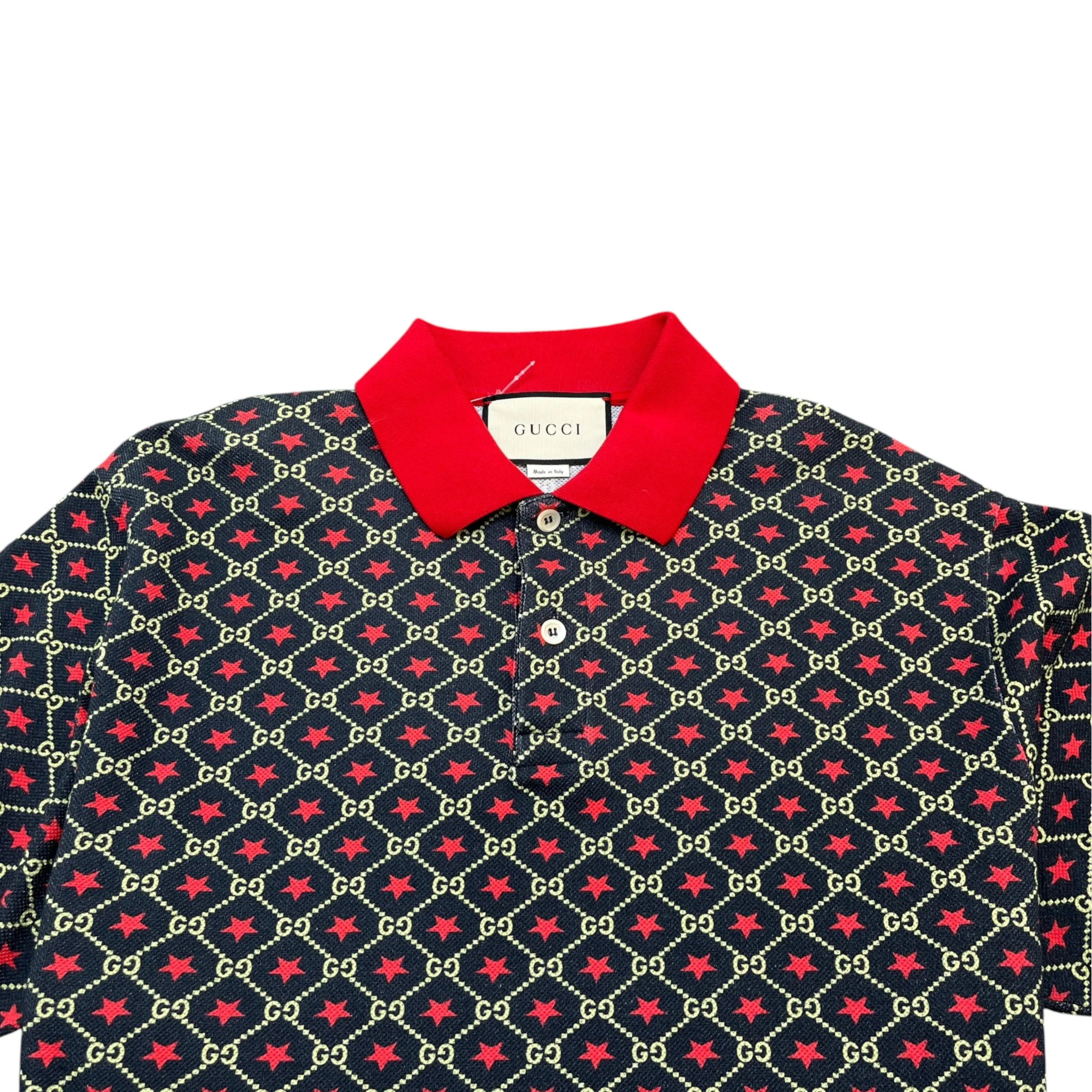 Men's Gg Star Polo Shirt Black Size S - Image 5