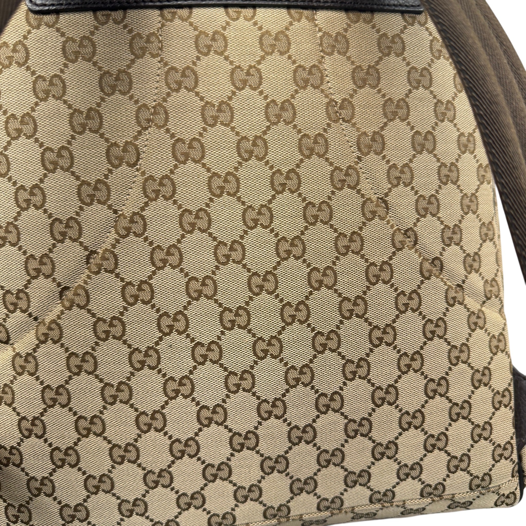 Men's Gg Supreme Backpack Beige - Image 7