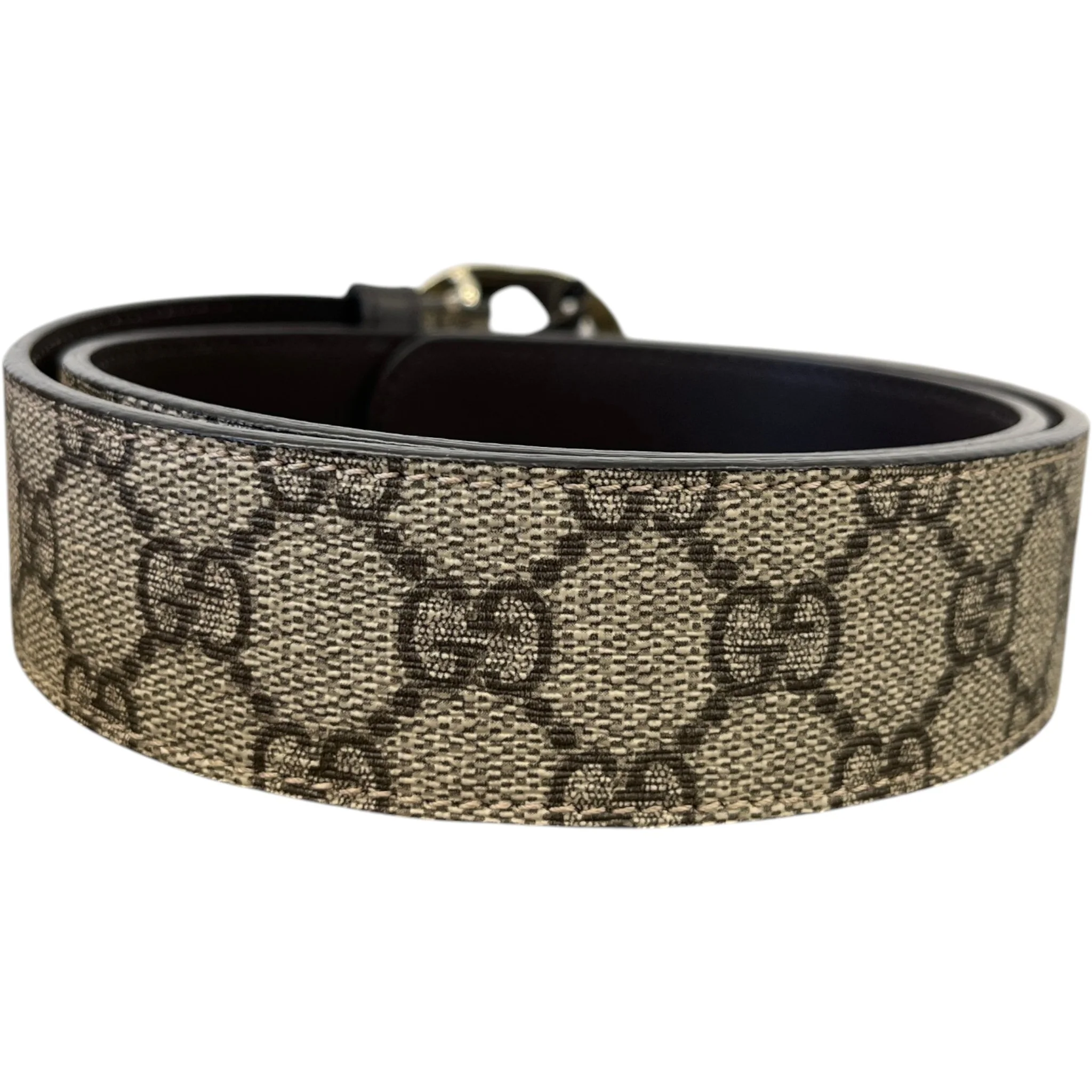 Men's Gg Supreme Belt Beige Size 75CM / UK 6 - Image 2
