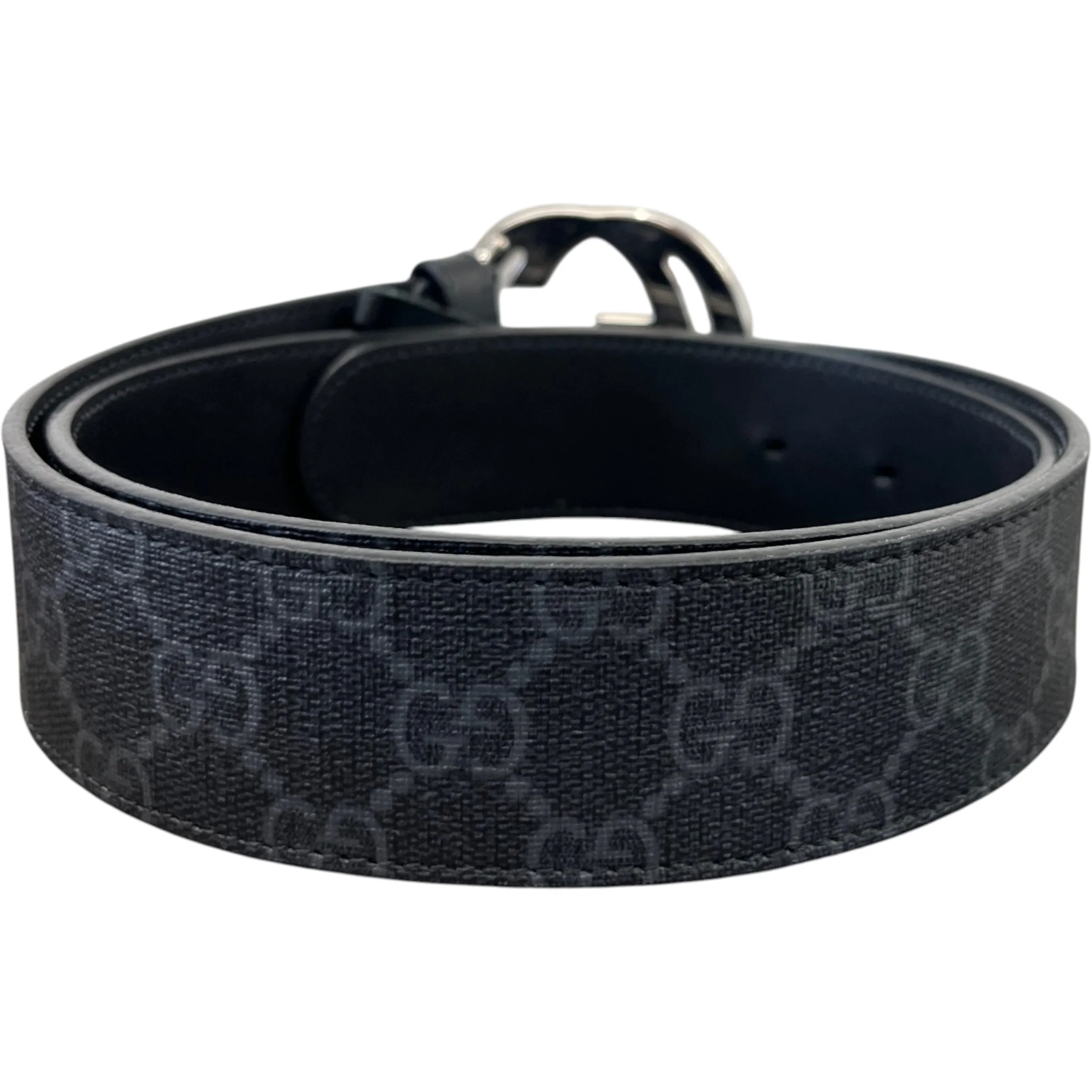 Men's Gg Supreme Belt Black Size Waist 34" - Image 2