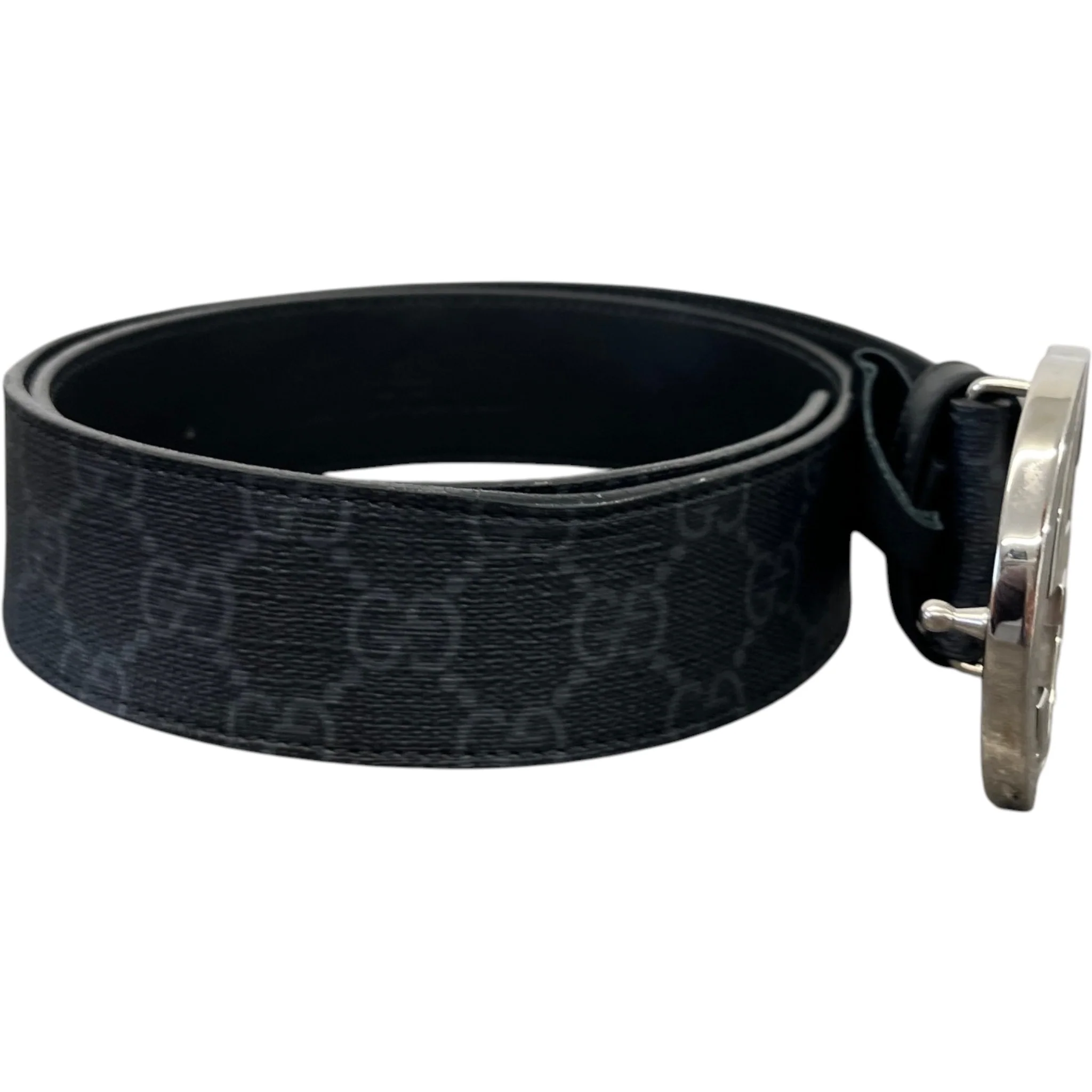 Men's Gg Supreme Belt Black Size Waist 34" - Image 3