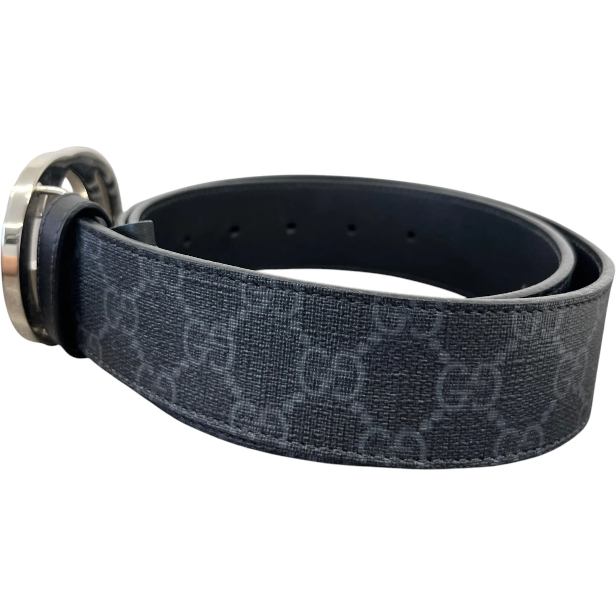 Men's Gg Supreme Belt Black Size Waist 34" - Image 4