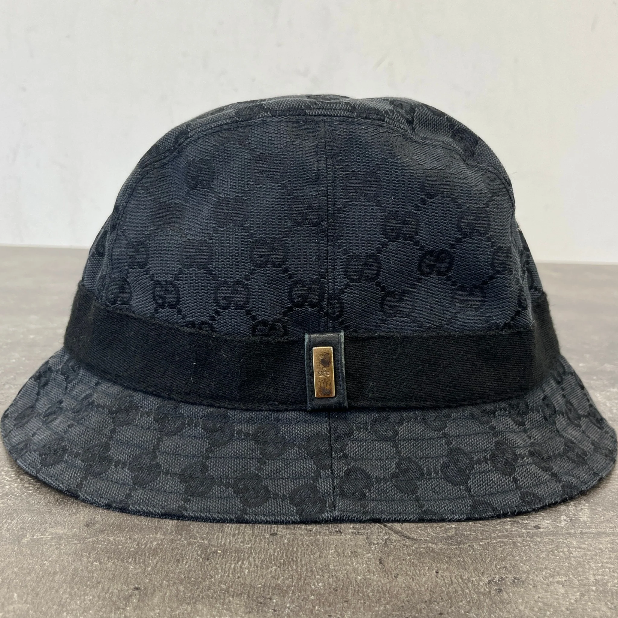 Men's Gg Supreme Hat Black Size L - Image 10