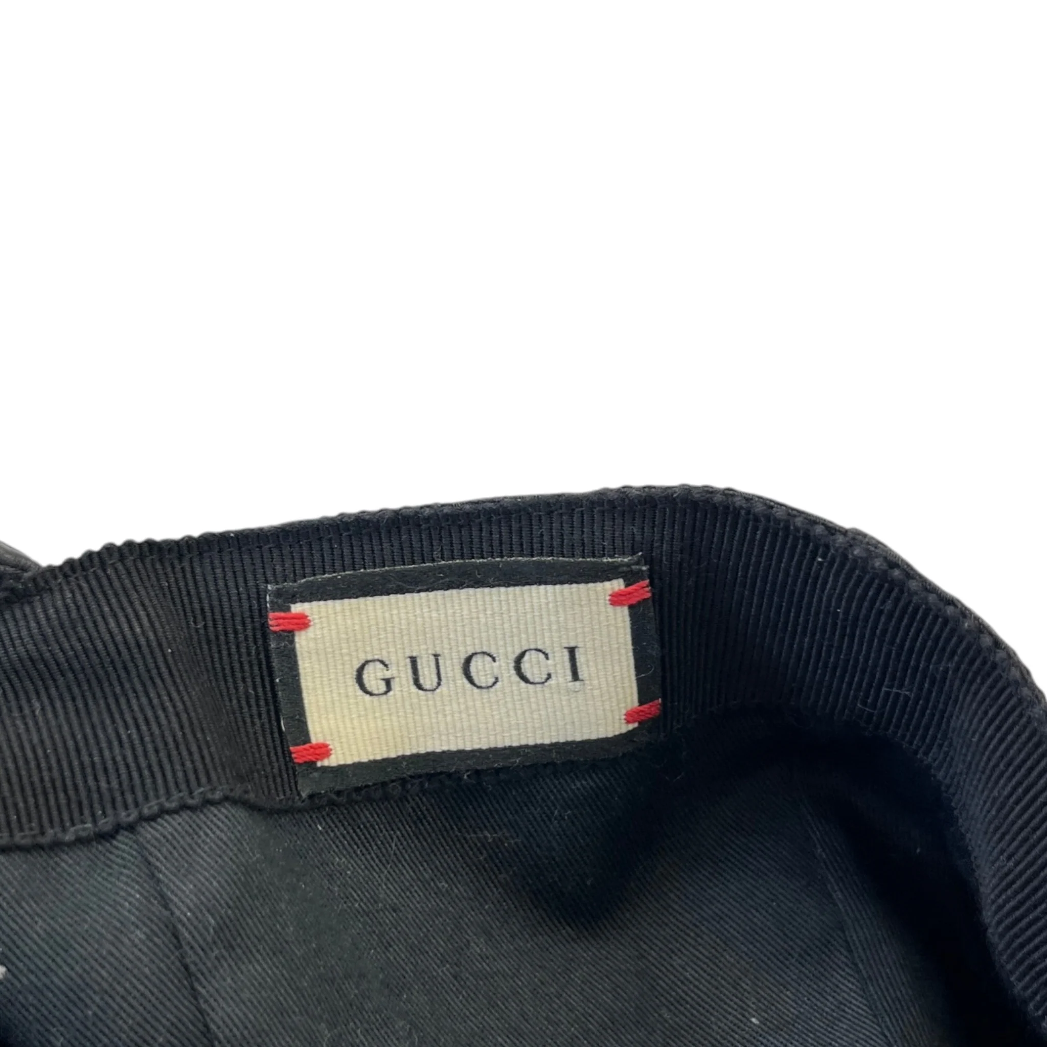 Men's Gg Supreme Hat Black Size XS - Image 8