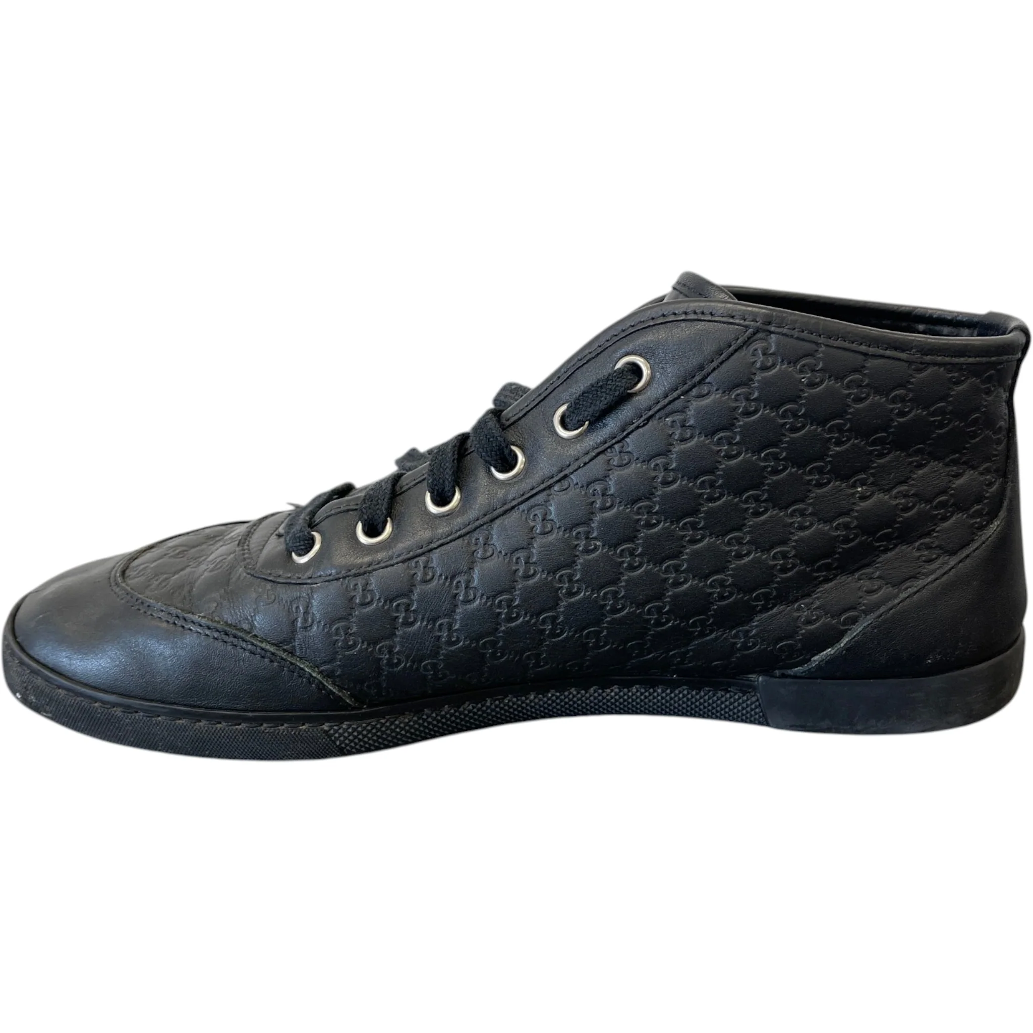 Men's Gg Supreme High Trainers Black Size EU 40 / UK 6 - Image 2