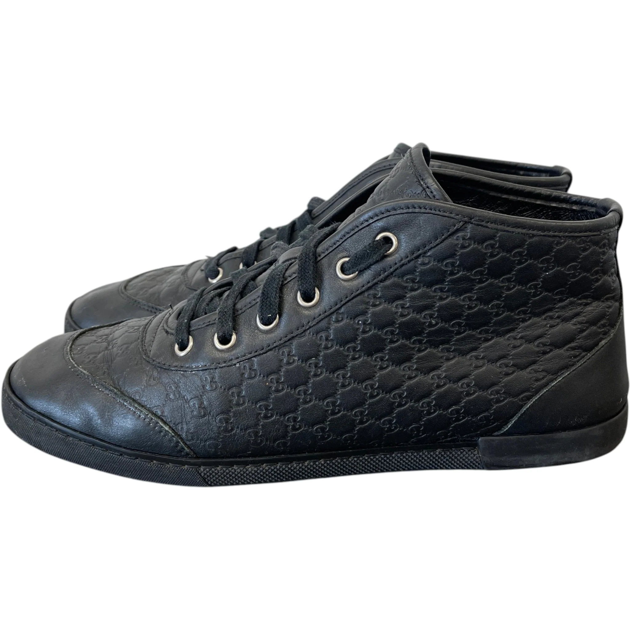 Men's Gg Supreme High Trainers Black Size EU 40 / UK 6 - Image 9