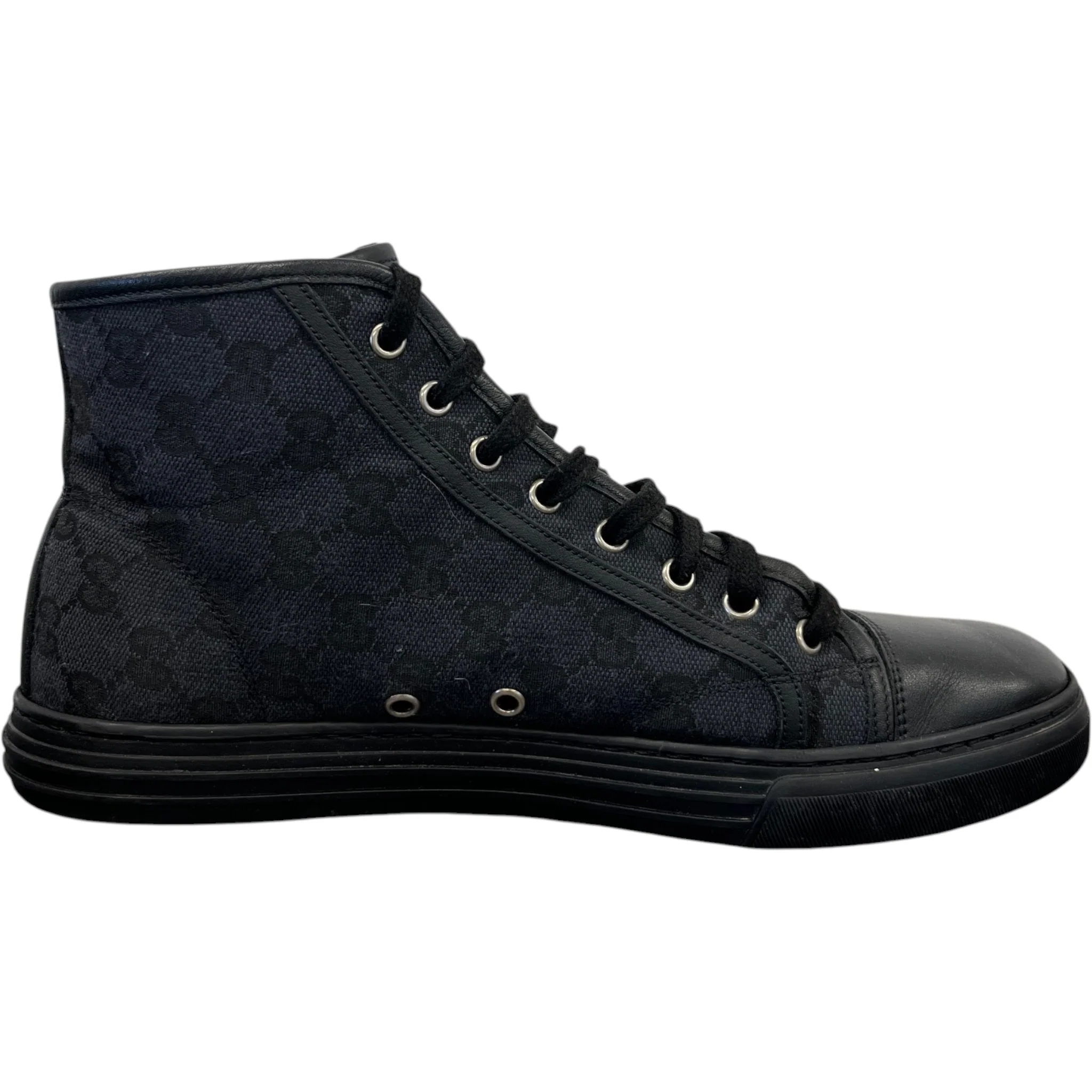 Men's Gg Supreme High Trainers Black Size EU 42 / UK 8 - Image 4