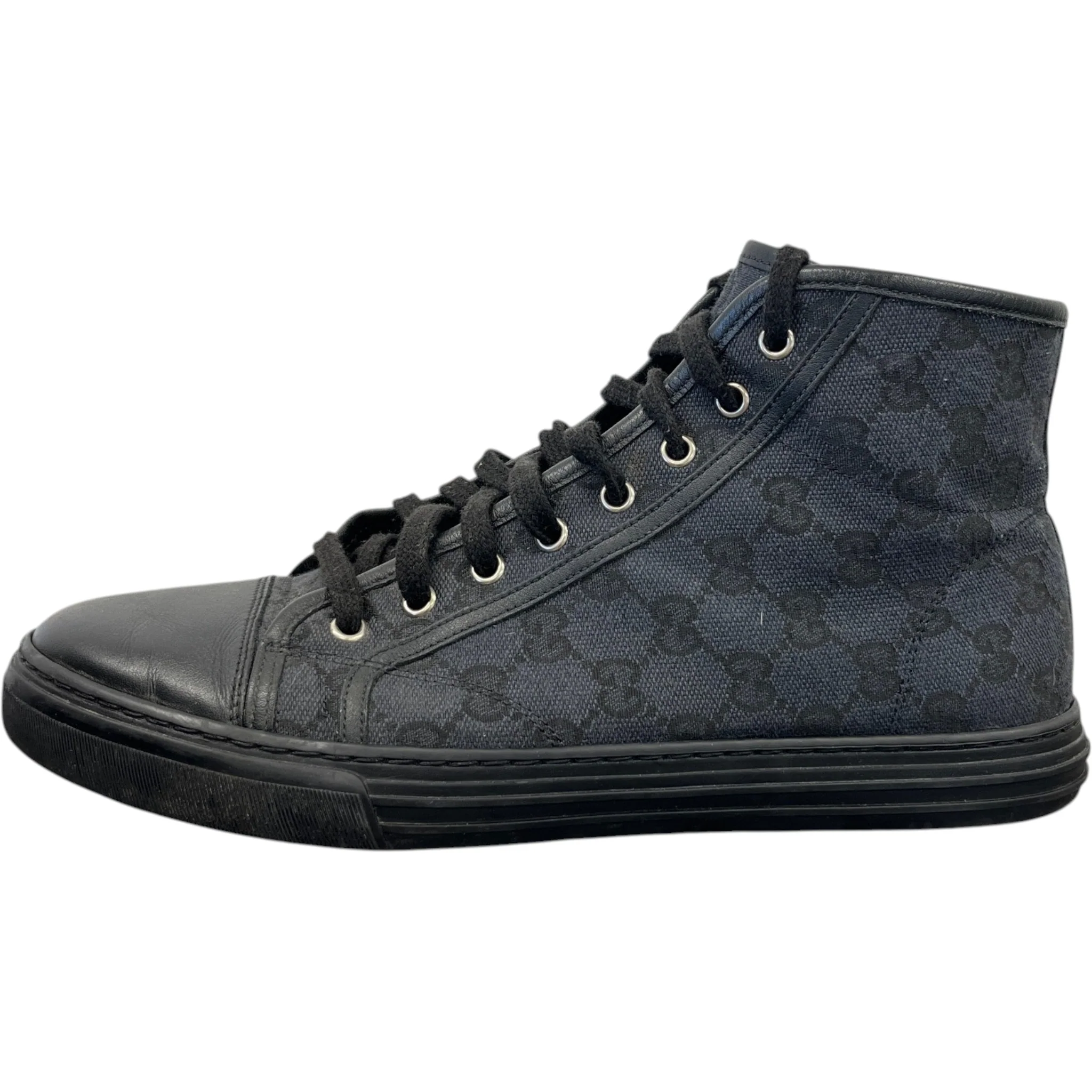 Men's Gg Supreme High Trainers Black Size EU 42 / UK 8 - Image 5