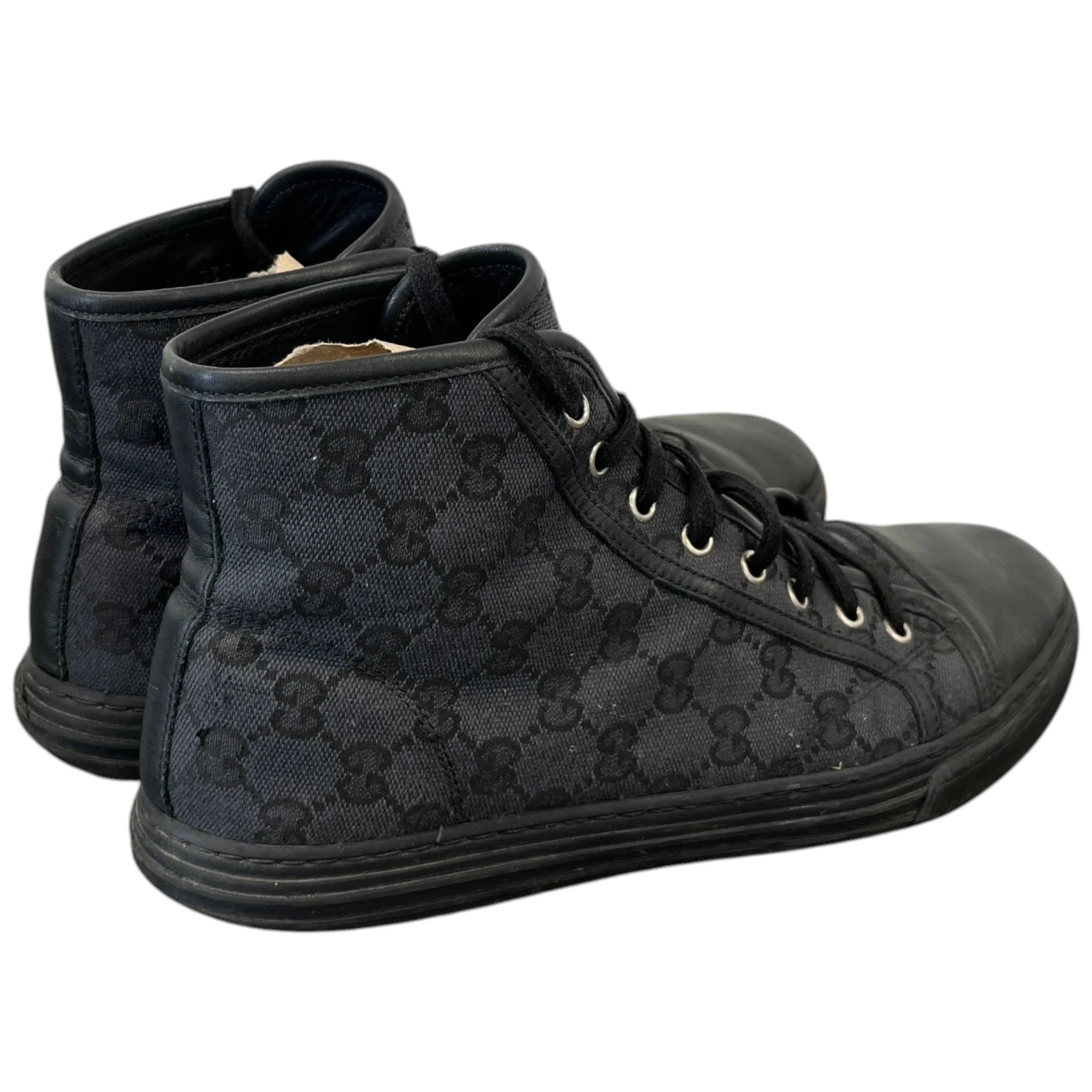 Men's Gg Supreme High Trainers Black Size EU 42 / UK 8 - Image 8