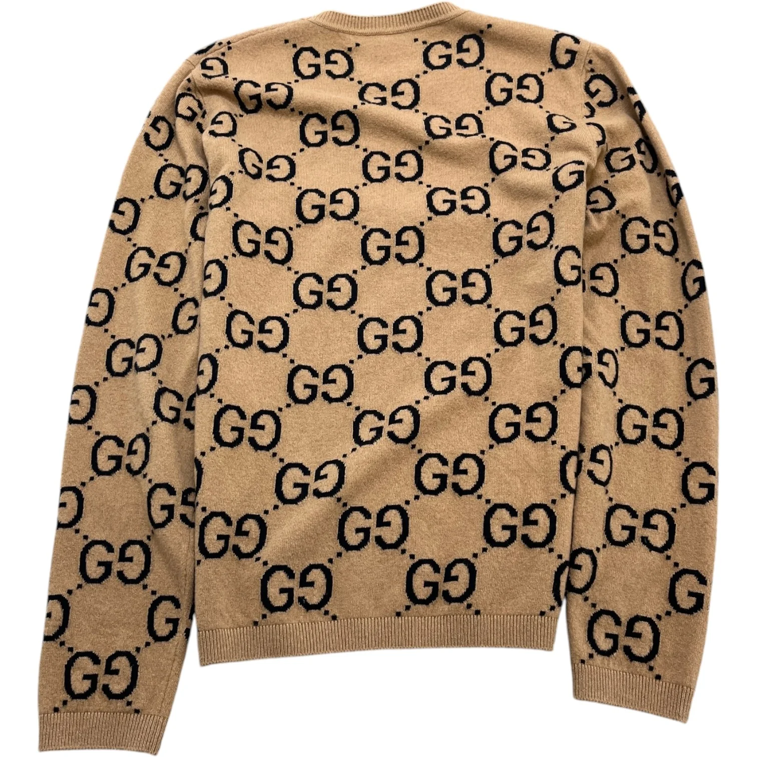 Men's Gg Supreme Jumper Beige Size L - Image 2
