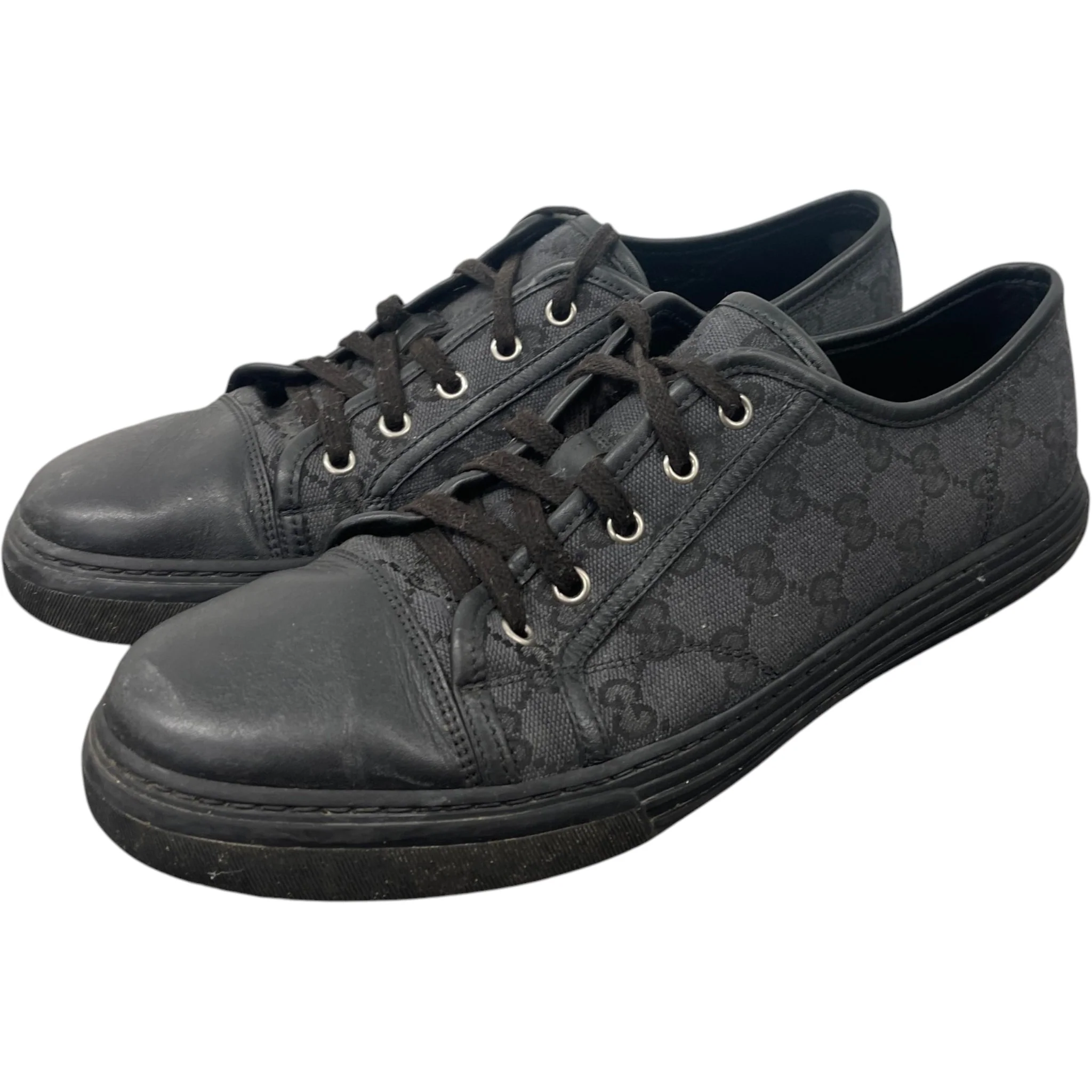 Men's Gg Supreme Low Trainers Black Size EU 44.5 / UK 10.5 - Image 9
