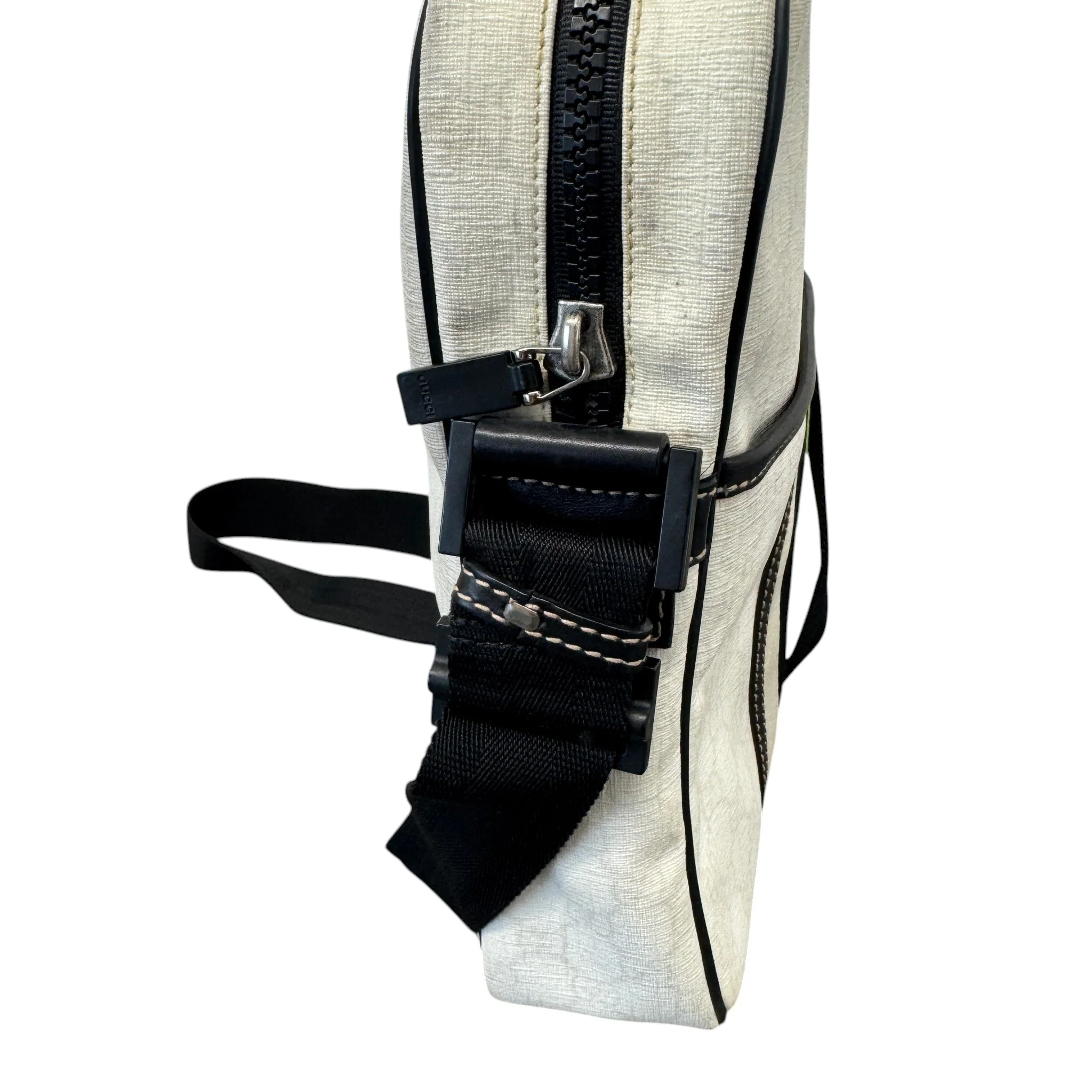 Men's Gg Supreme Messenger Bag White - Image 6