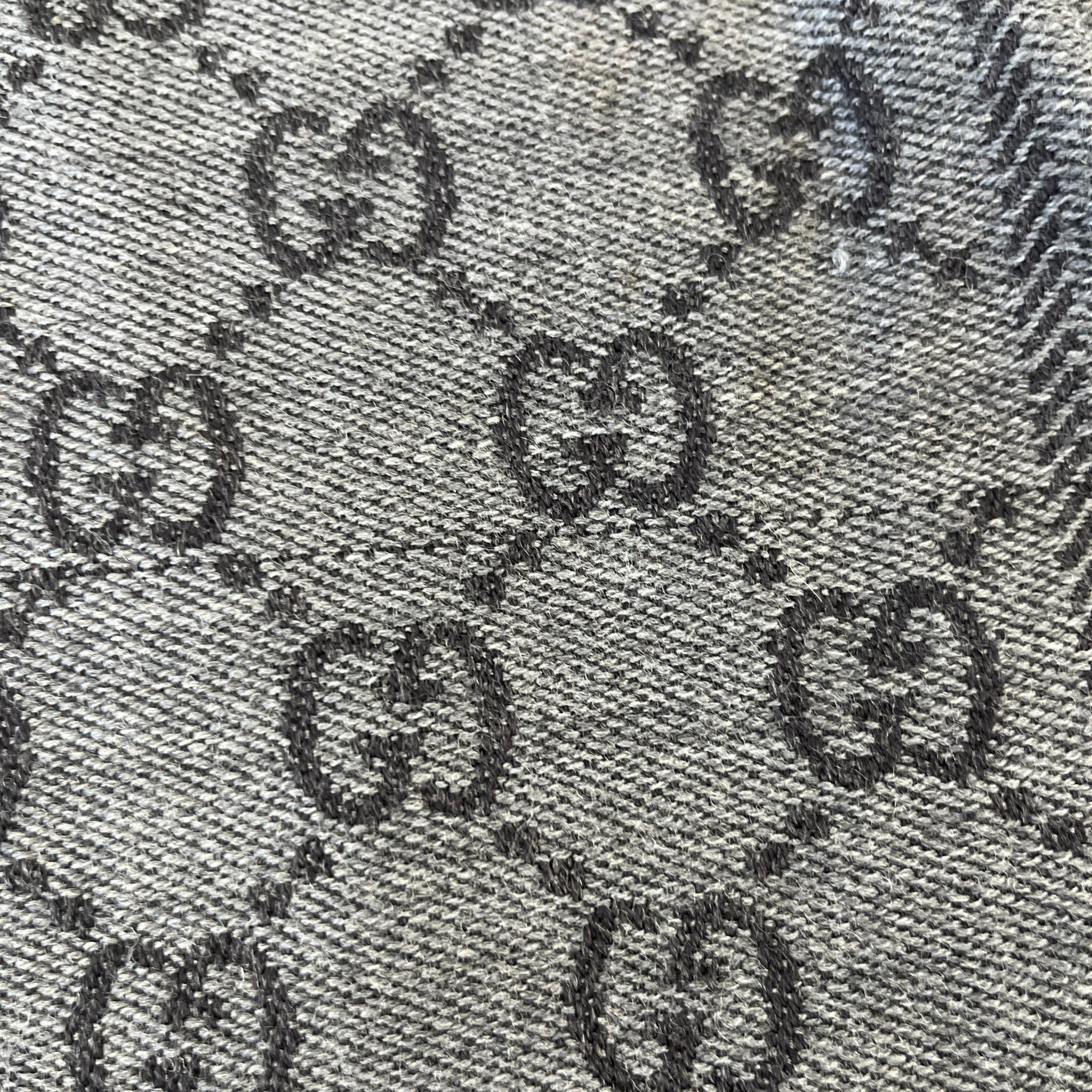 Men's Gg Supreme Scarf Grey - Image 6