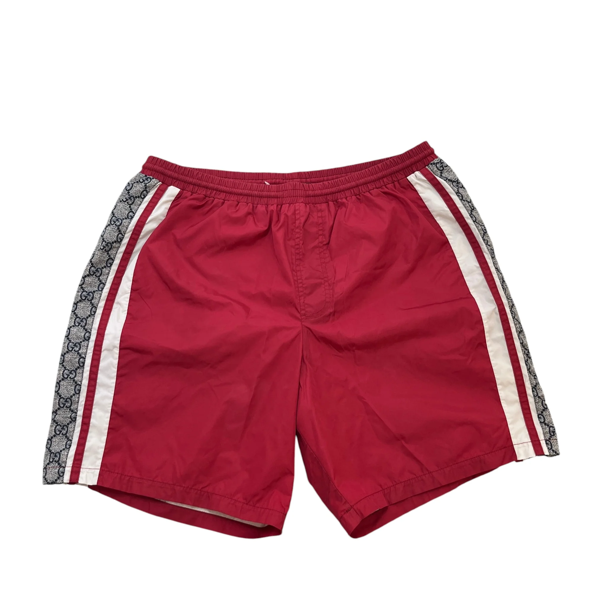 Men's Gg Supreme Swim Shorts Red Size W32 / IT 48
