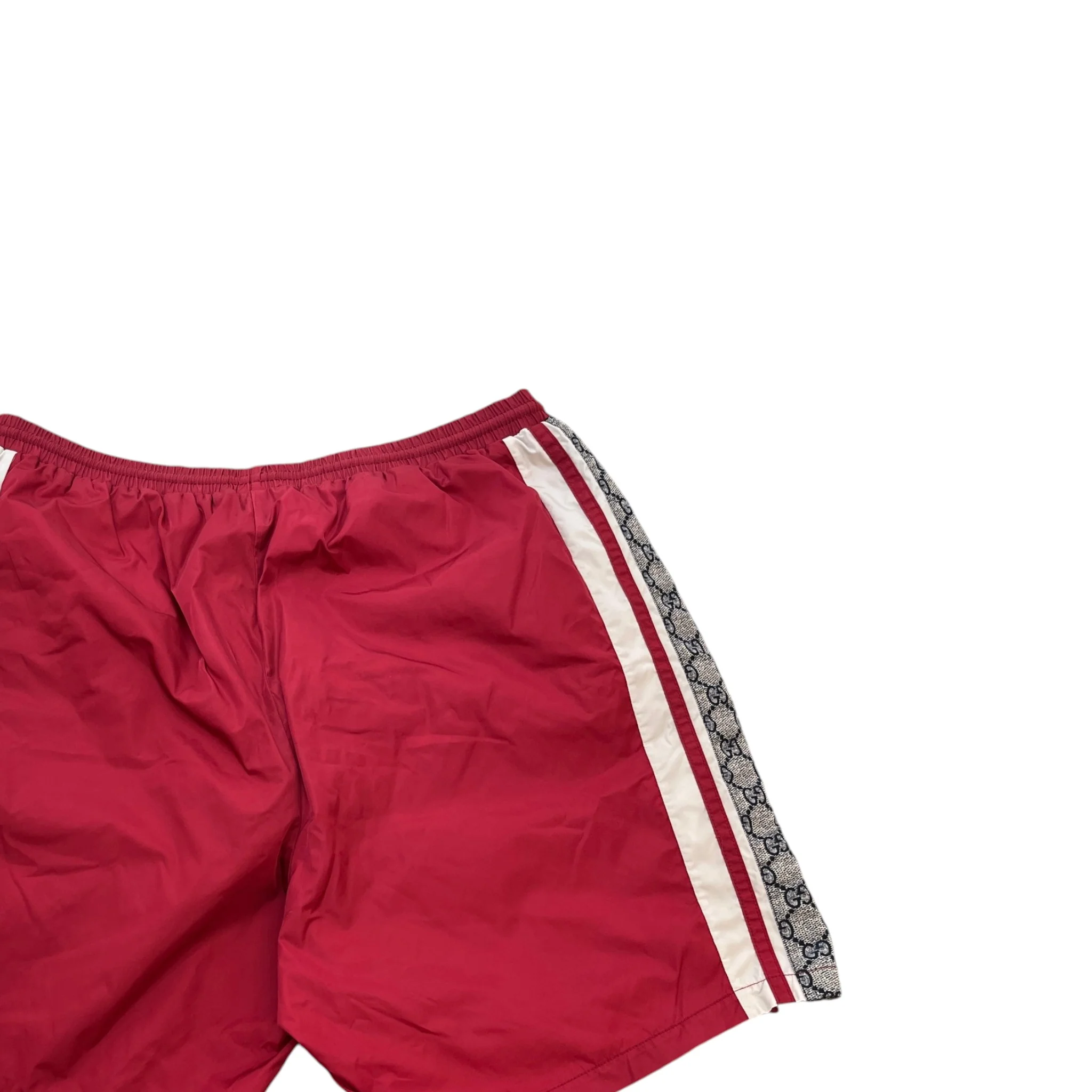 Men's Gg Supreme Swim Shorts Red Size W32 / IT 48 - Image 4