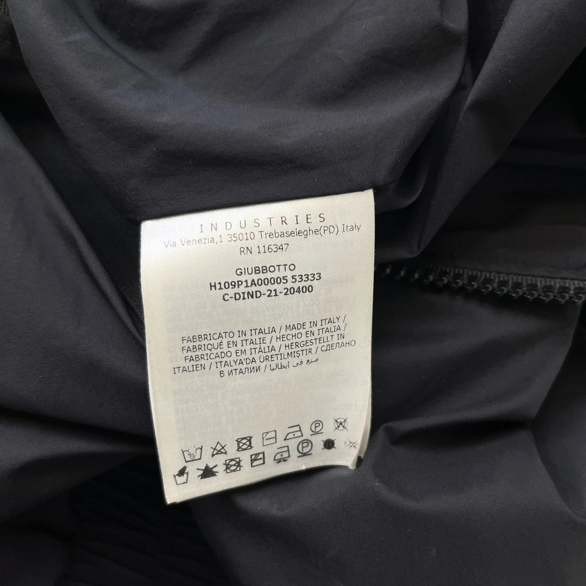 Men's Giubbotto Jacket Black Size 4 / XL - Image 7