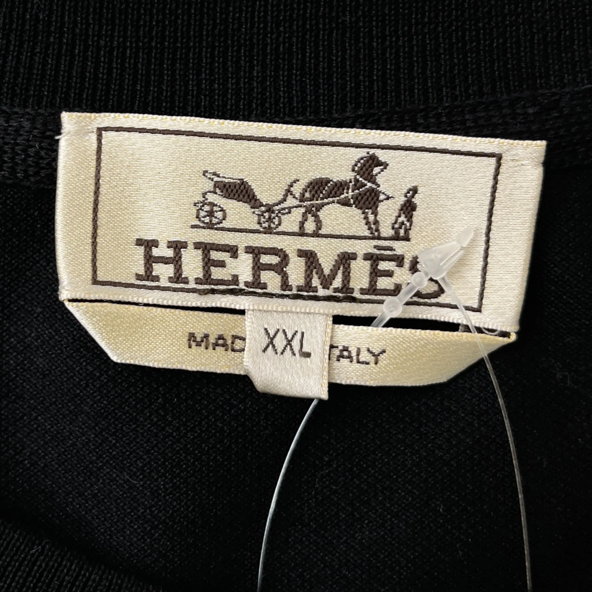 Men's H Detail T-Shirt Black Size XXL - Image 5
