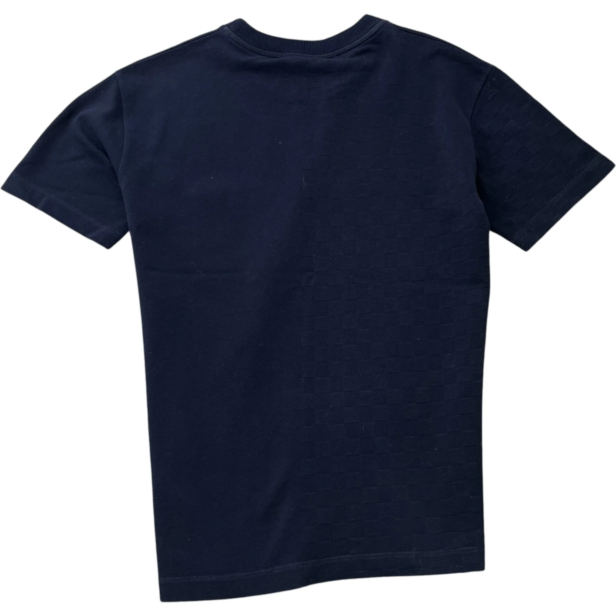 Men's Half Damier Pocket T-Shirt Navy Size XS - Image 2