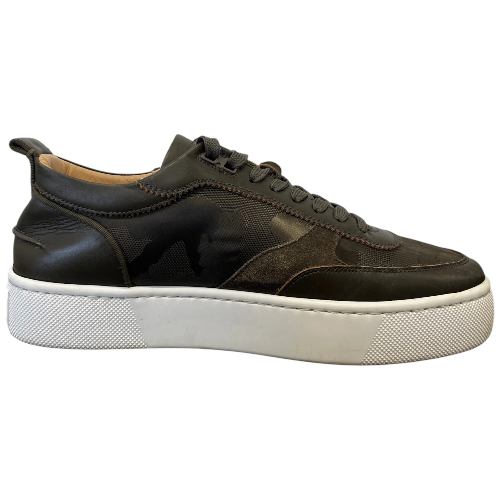 Men's Happyru Low Trainers Khaki Size EU 40.5 / UK 6.5 - Image 4